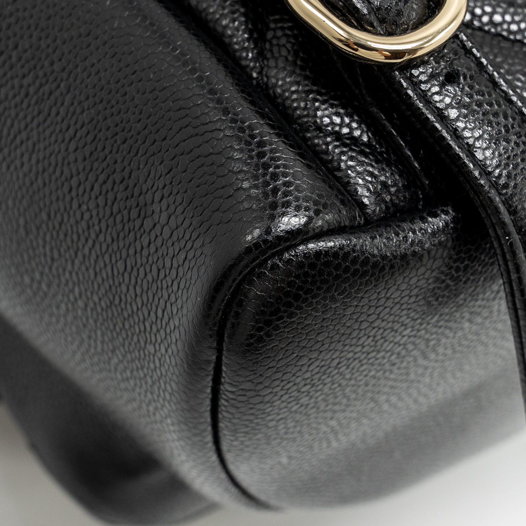 CHANEL TRIPLE PACK DUMA BACKPACK CAVIAR BLACK LGHW (MICROCHIP)