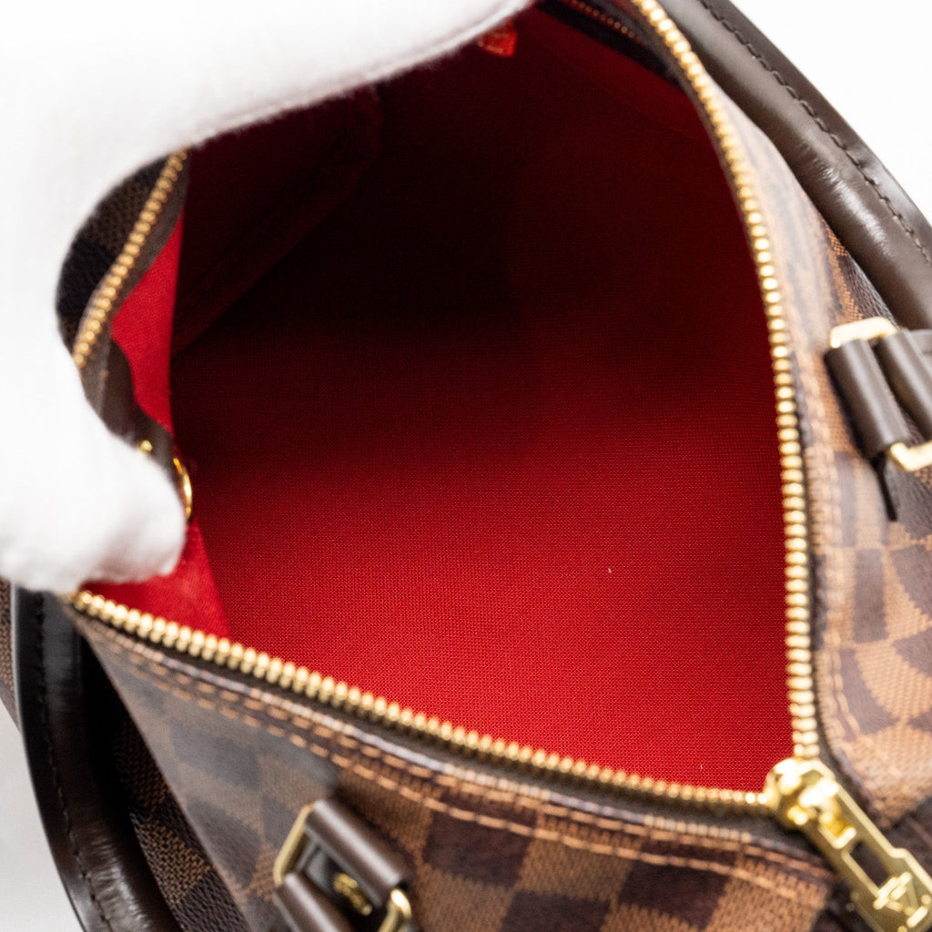 LOUIS VUITTON SPEEDY BANDOULIERE 25 DAMIER EBENE GHW