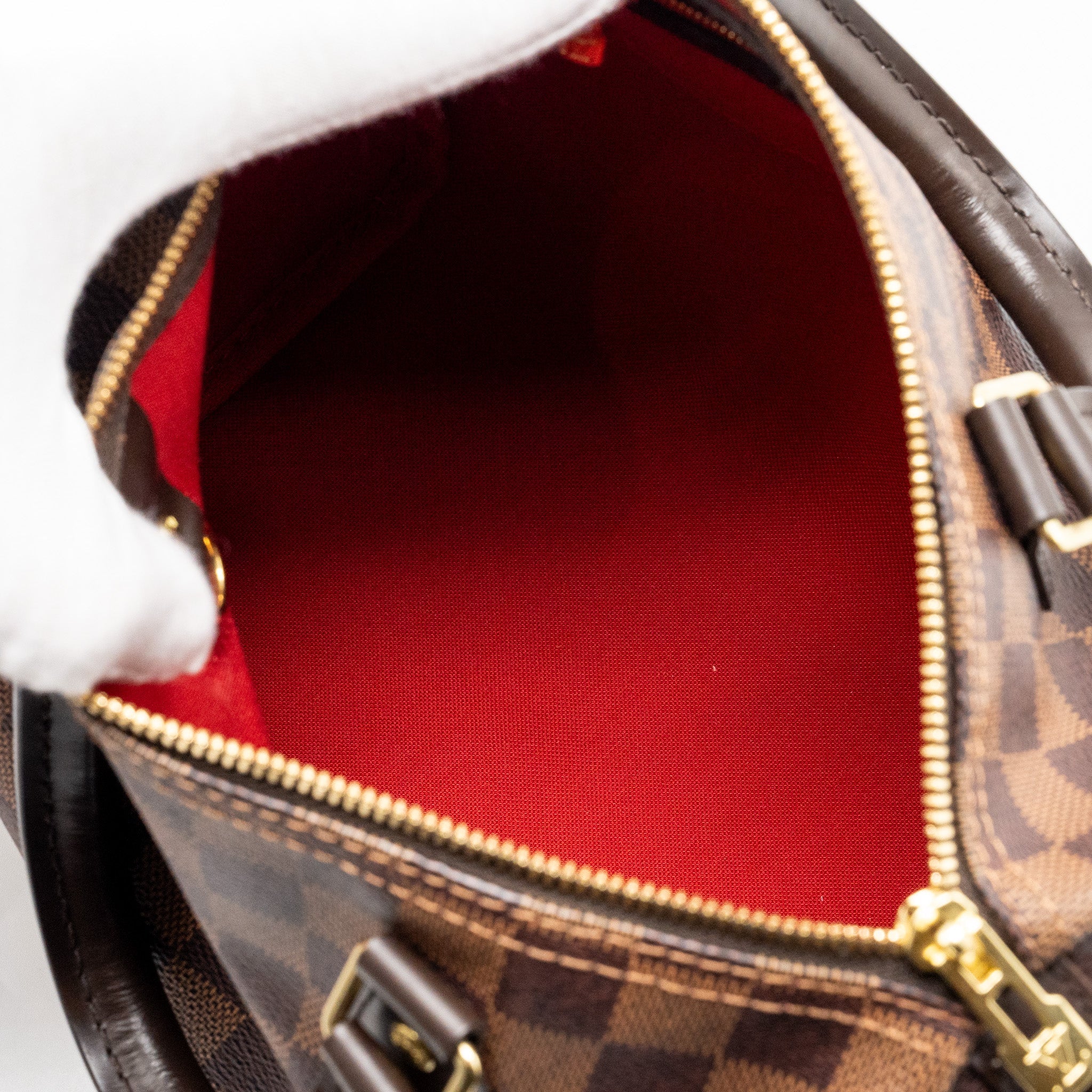 LOUIS VUITTON SPEEDY BANDOULIERE 25 DAMIER EBENE GHW