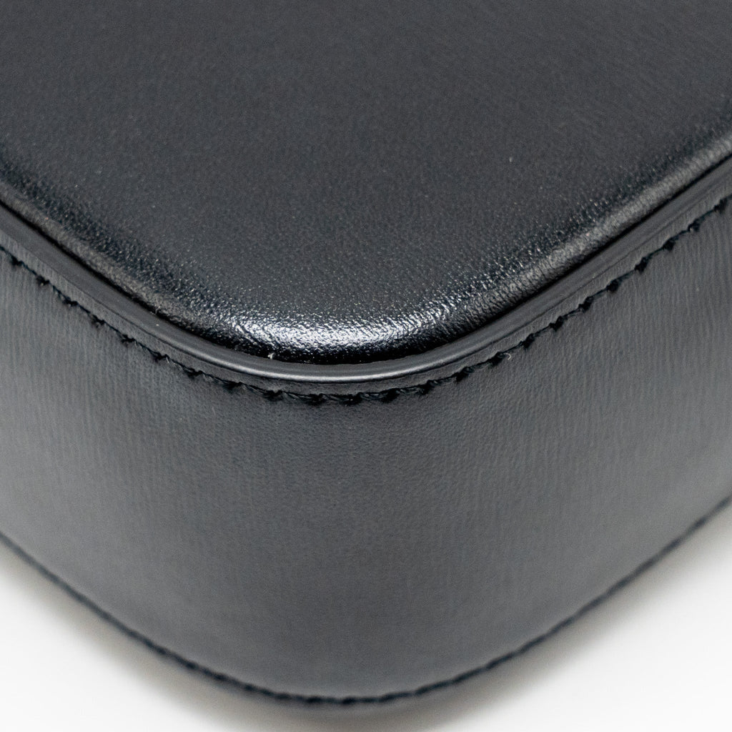 CELINE MINI CLAUDE CALFSKIN BLACK GHW