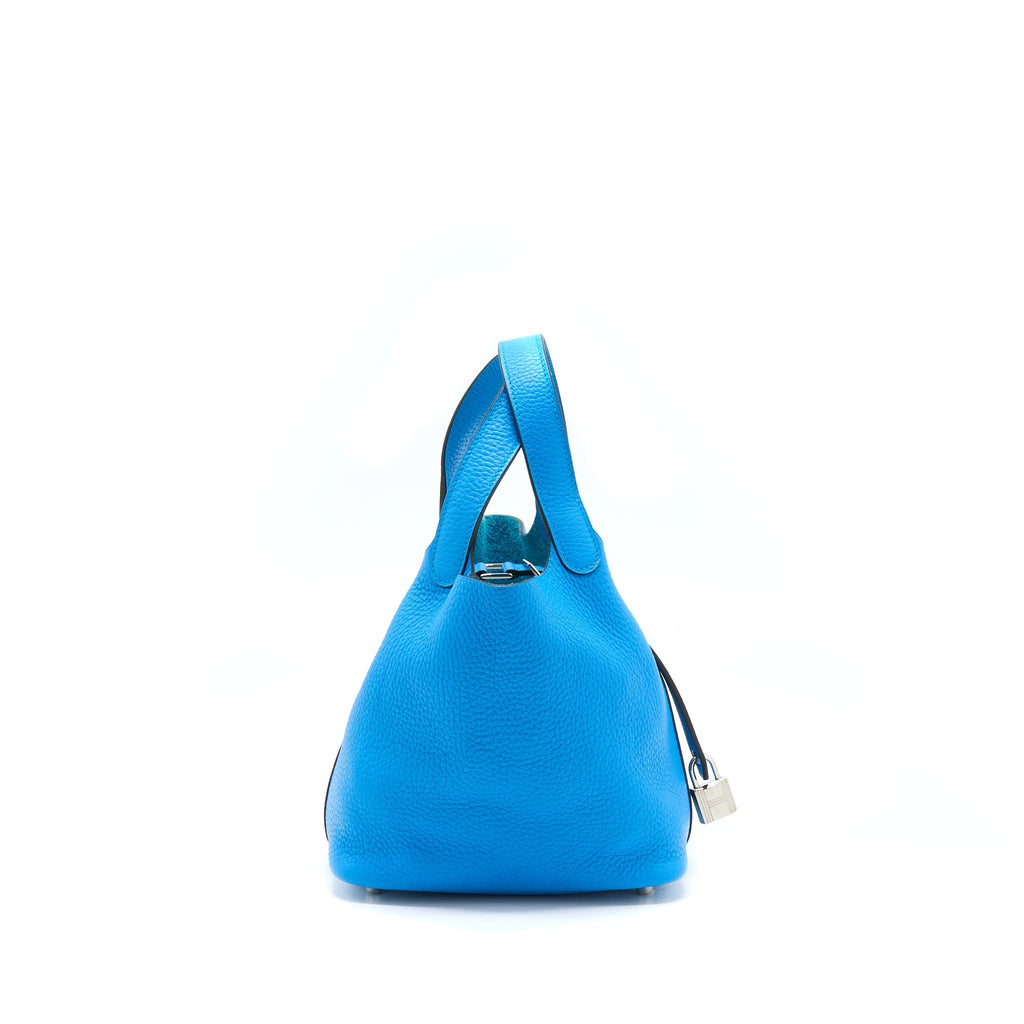 HERMES PICOTIN 18 CLEMENCE BLUE SHW
