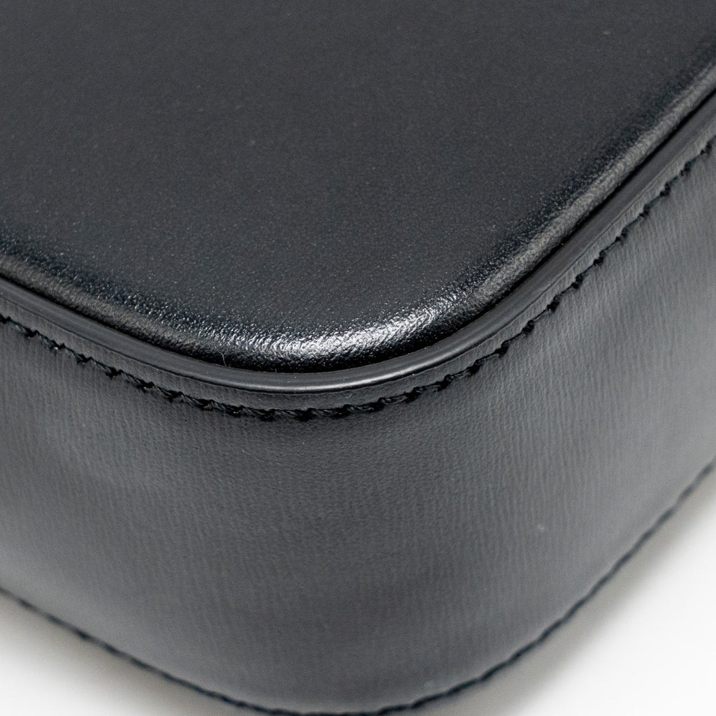 CELINE MINI CLAUDE CALFSKIN BLACK GHW