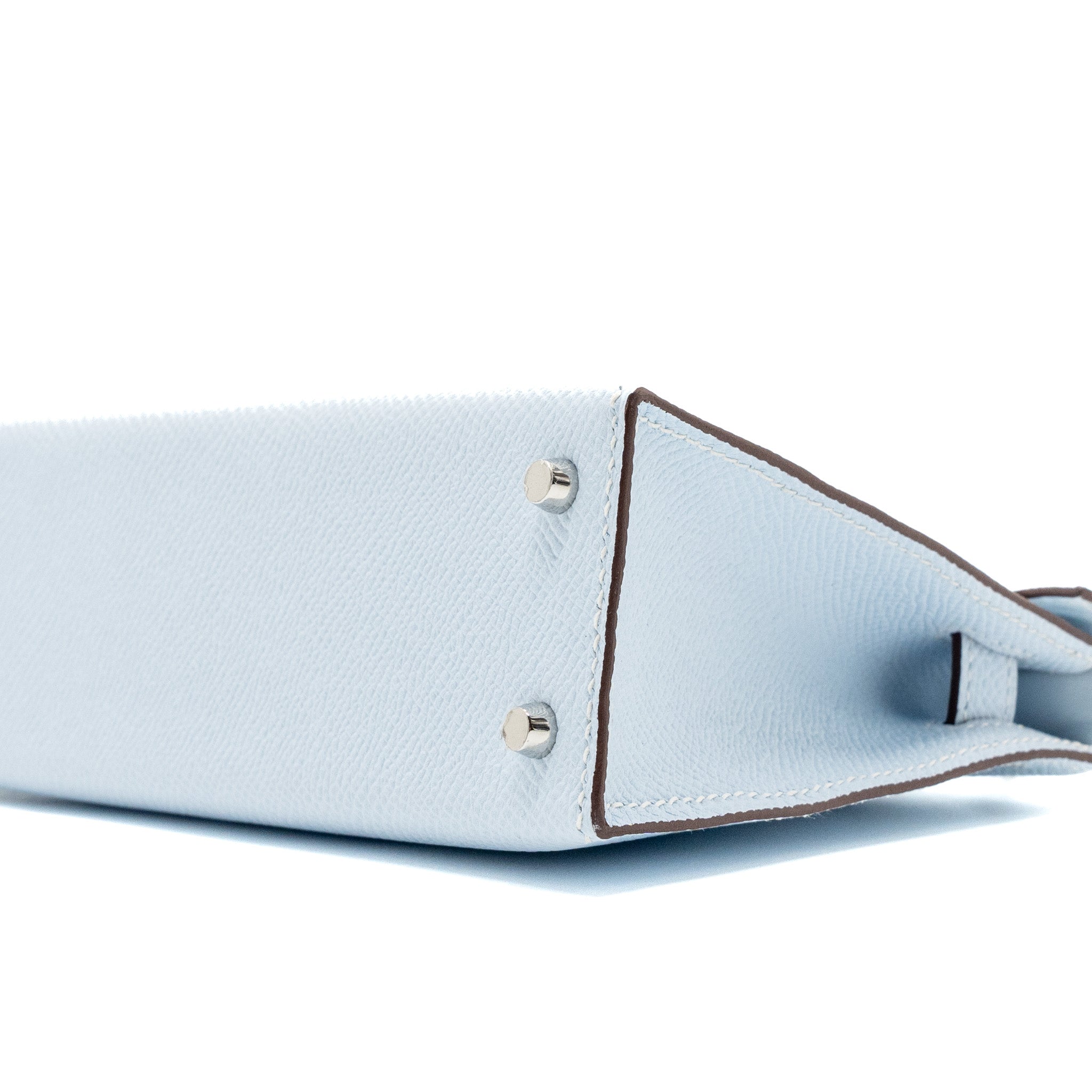 HERMES MINI KELLY II EPSOM BLUE BRUME SHW