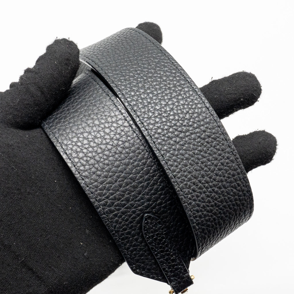 LOUIS VUITTON CAPUCINES MINI TAURILLON BLACK GHW