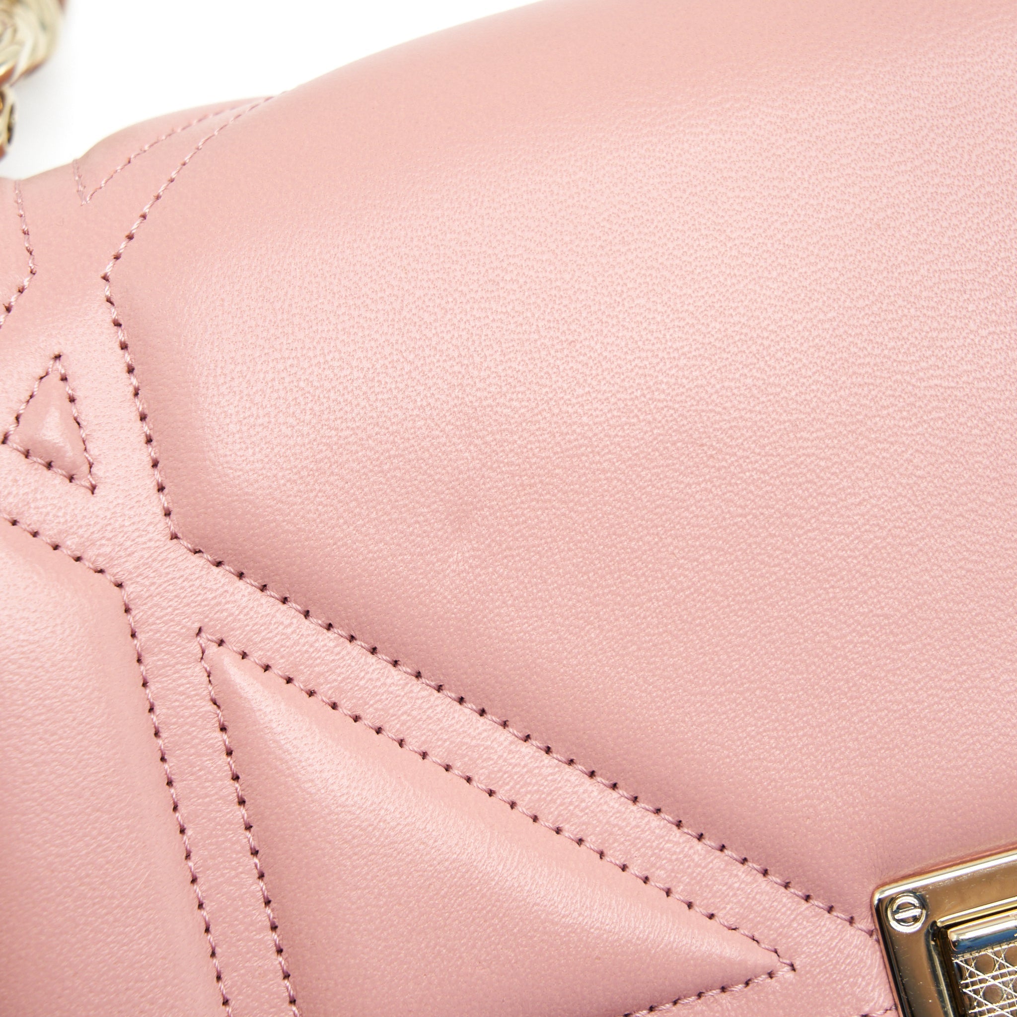 DIOR SMALL DIORAMA BAG LAMBSKIN PINK LGHW