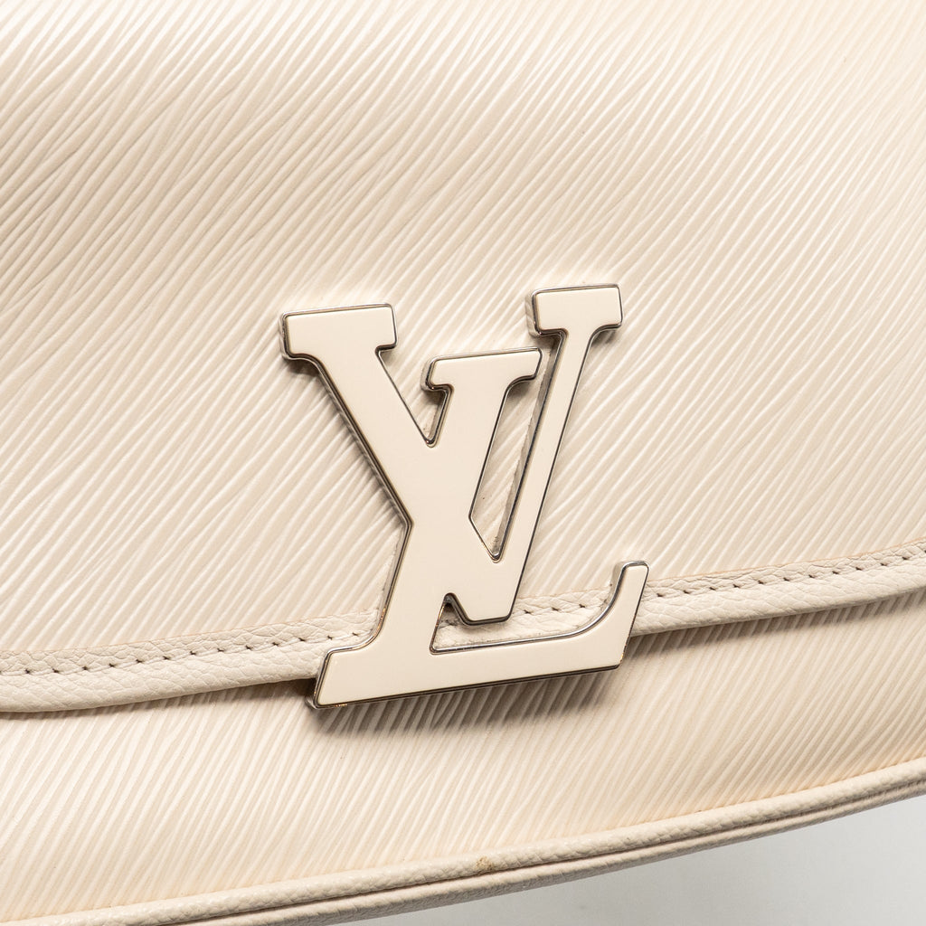 LOUIS VUITTON BUCI BAG EPI LEATHER QUARTZ WHITE SHW