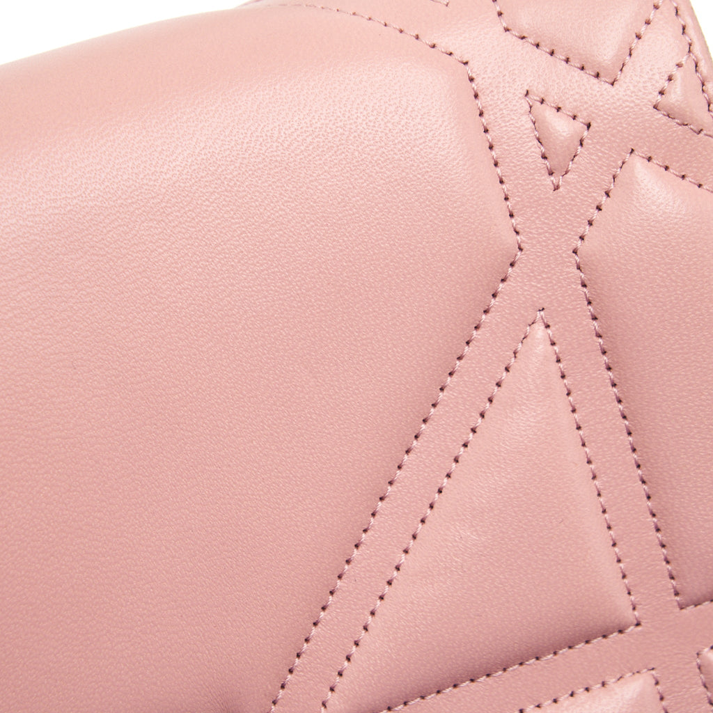 DIOR SMALL DIORAMA BAG LAMBSKIN PINK LGHW