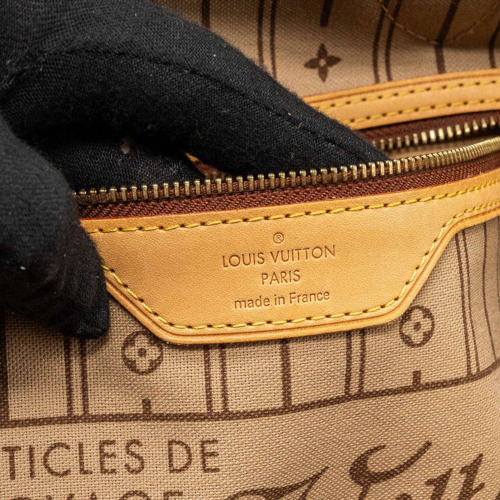 LOUIS VUITTON NEVERFULL GM MONOGRAM CANVAS GHW