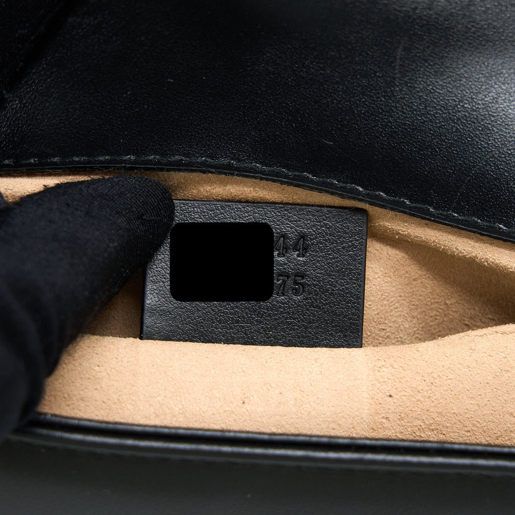 GUCCI SMALL MARMONT SHOULDER BAG CALFSKIN BLACK GHW