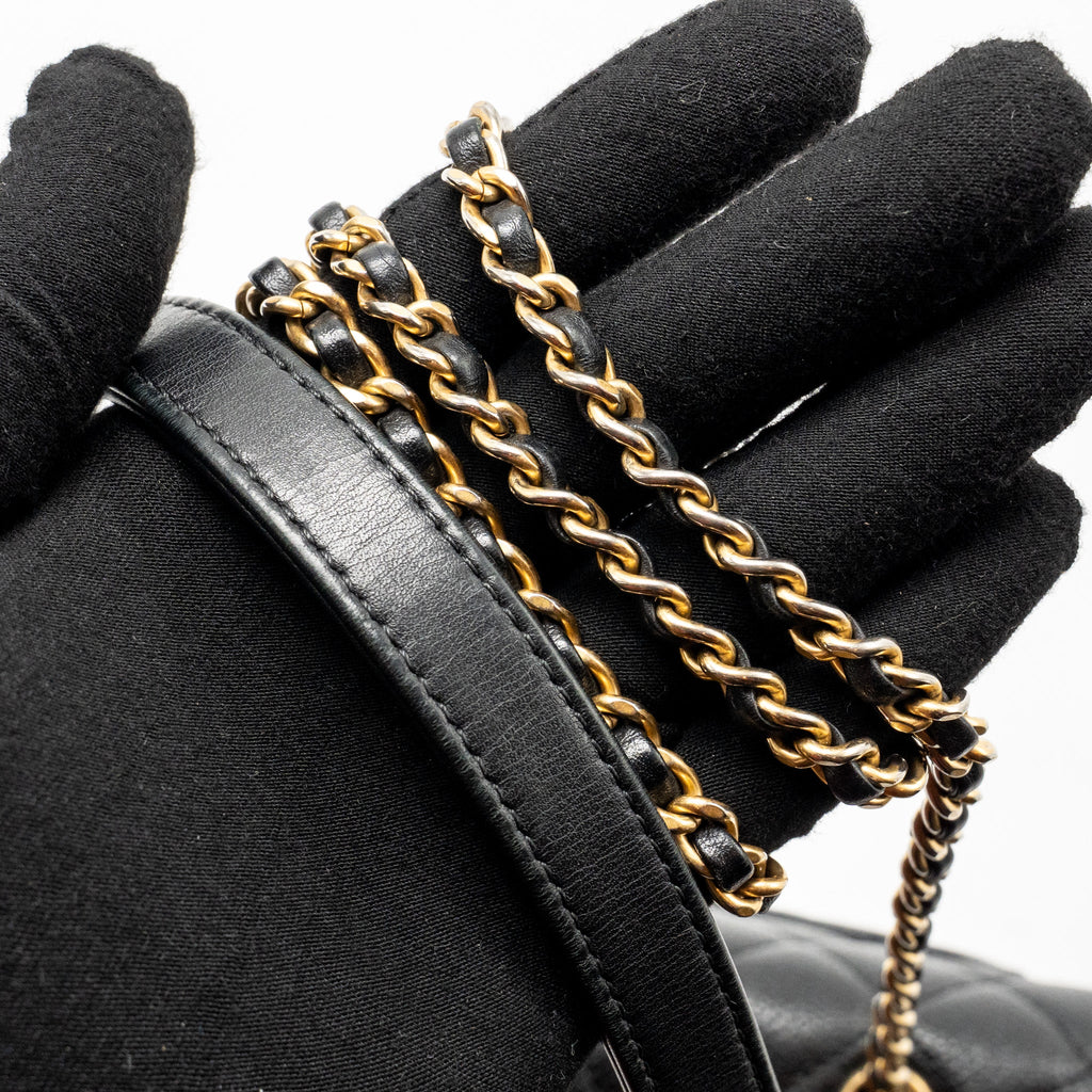CHANEL FILIGREE FLAP BAG CAVIAR BLACK GHW