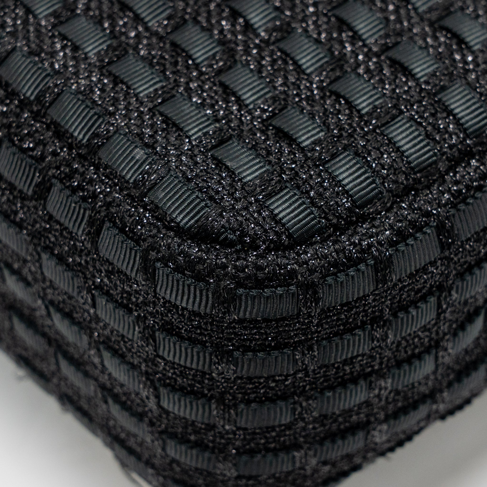 CHANEL MEDIUM CLASSIC DOUBLE FLAP BAG TWEED BLACK SHW
