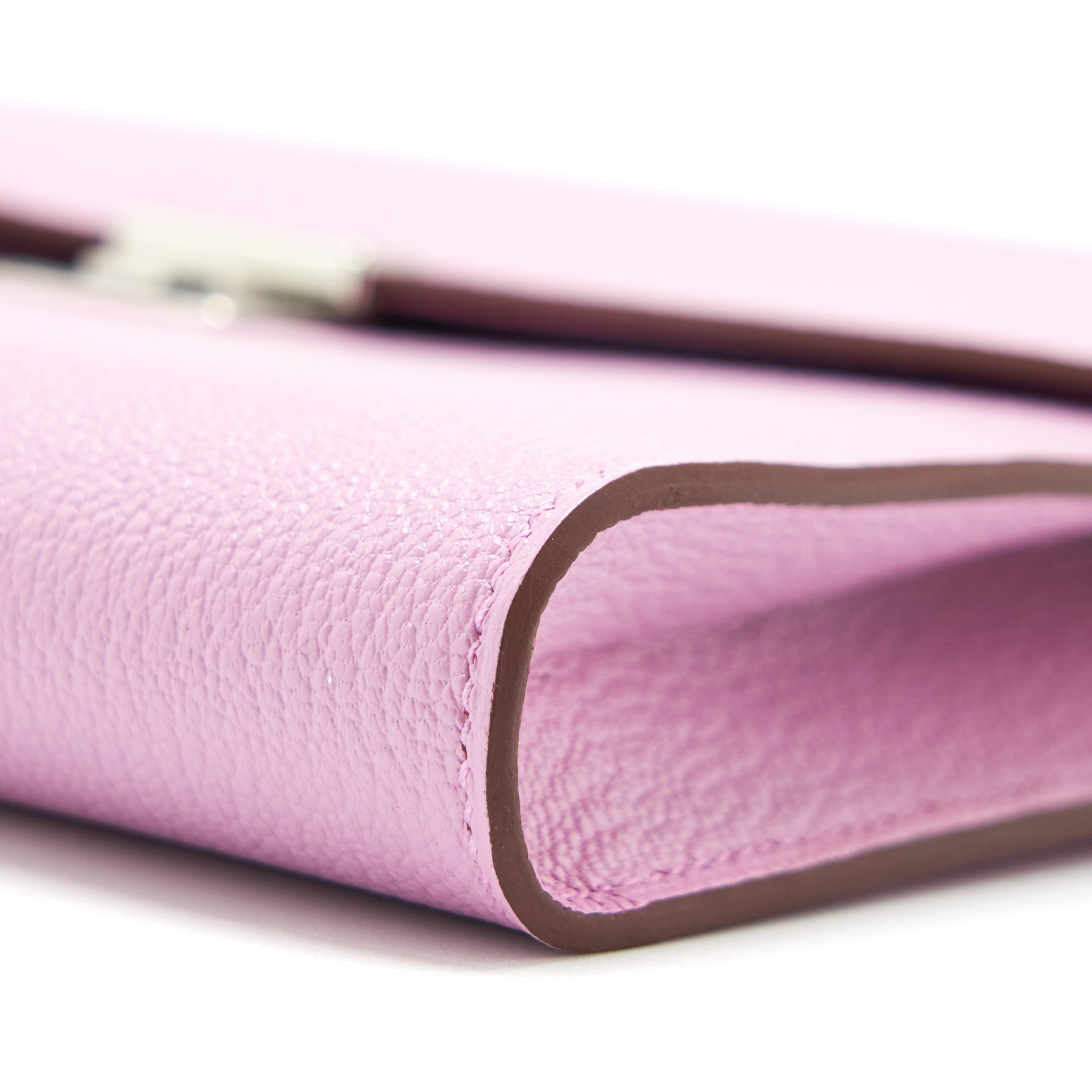 HERMES CLIC 16 WALLET MYSORE X9 MAUVE SYLVESTRE SHW
