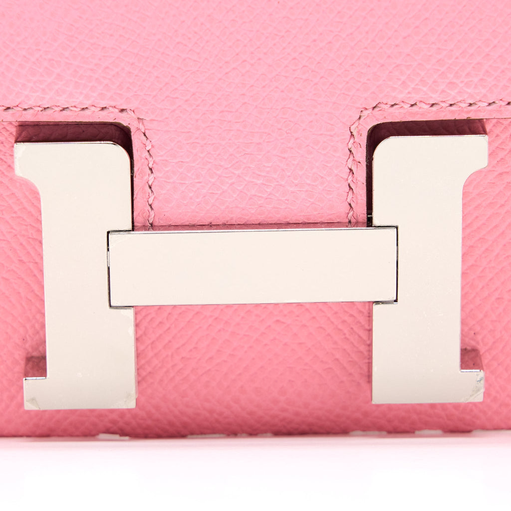 HERMES MINI CONSTANCE EPSOM 1Q ROSE CONFETTI SHW
