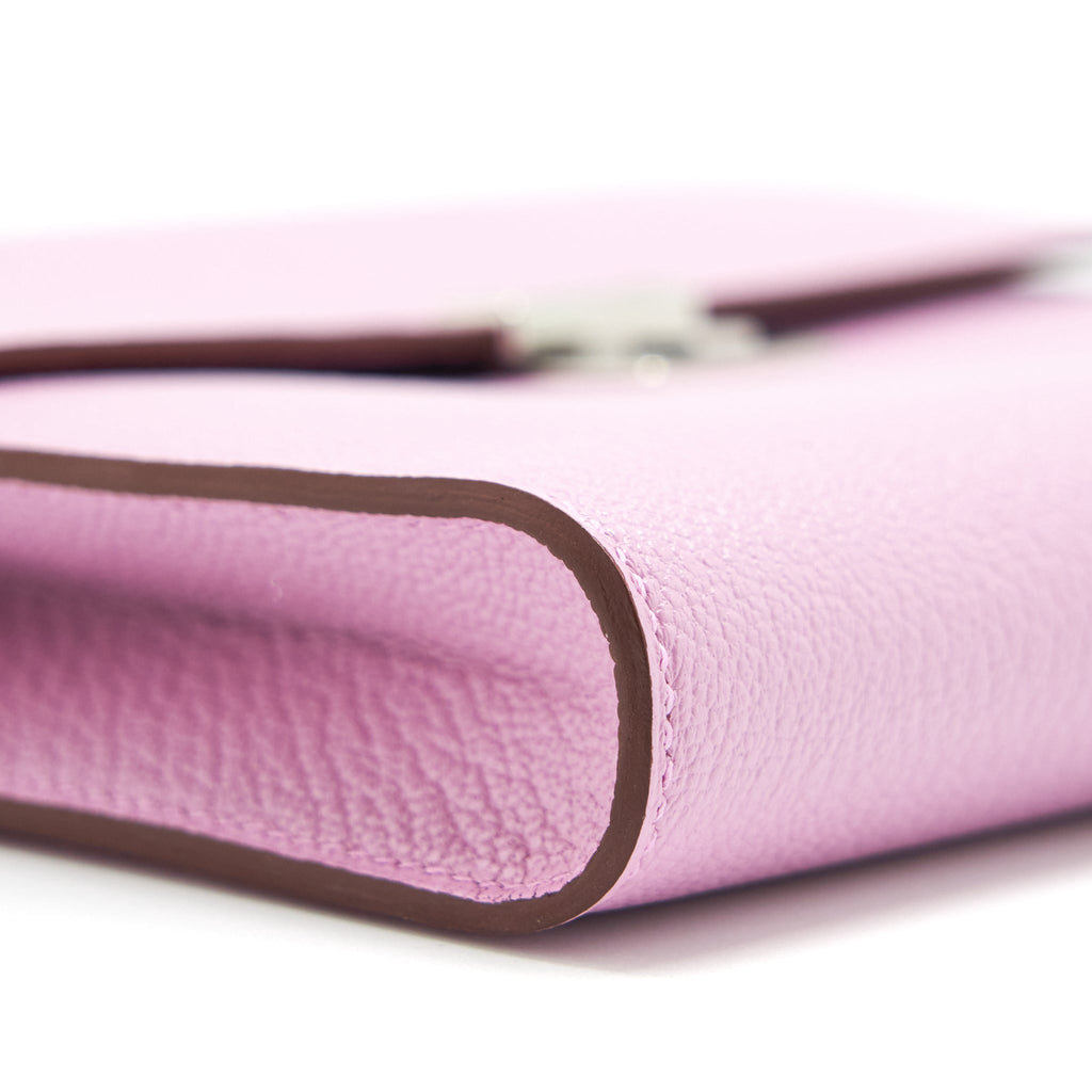 HERMES CLIC 16 WALLET MYSORE X9 MAUVE SYLVESTRE SHW