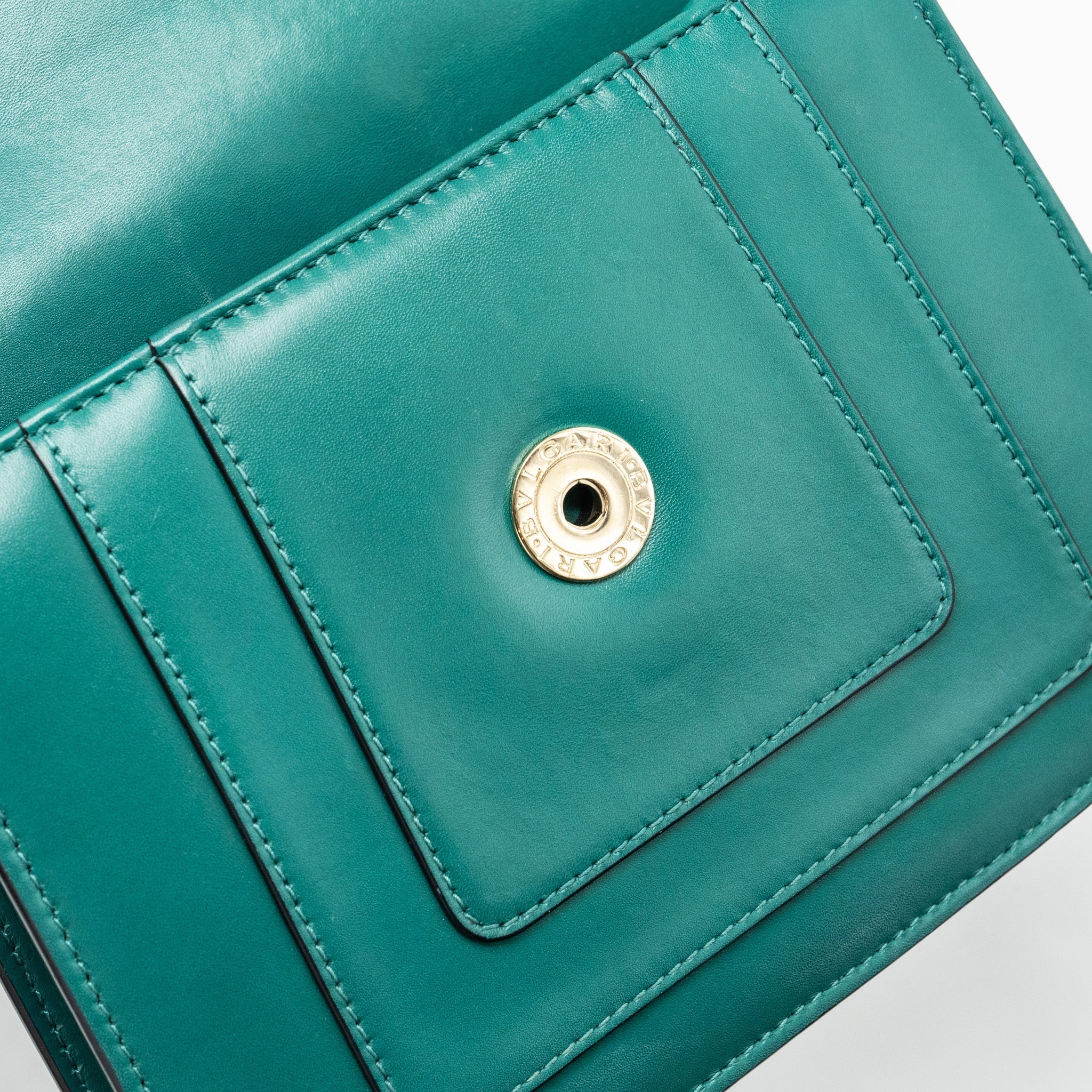 BVLGARI SERPENTI FOREVER CROSSBODY BAG CAFLSKIN GREEN GHW