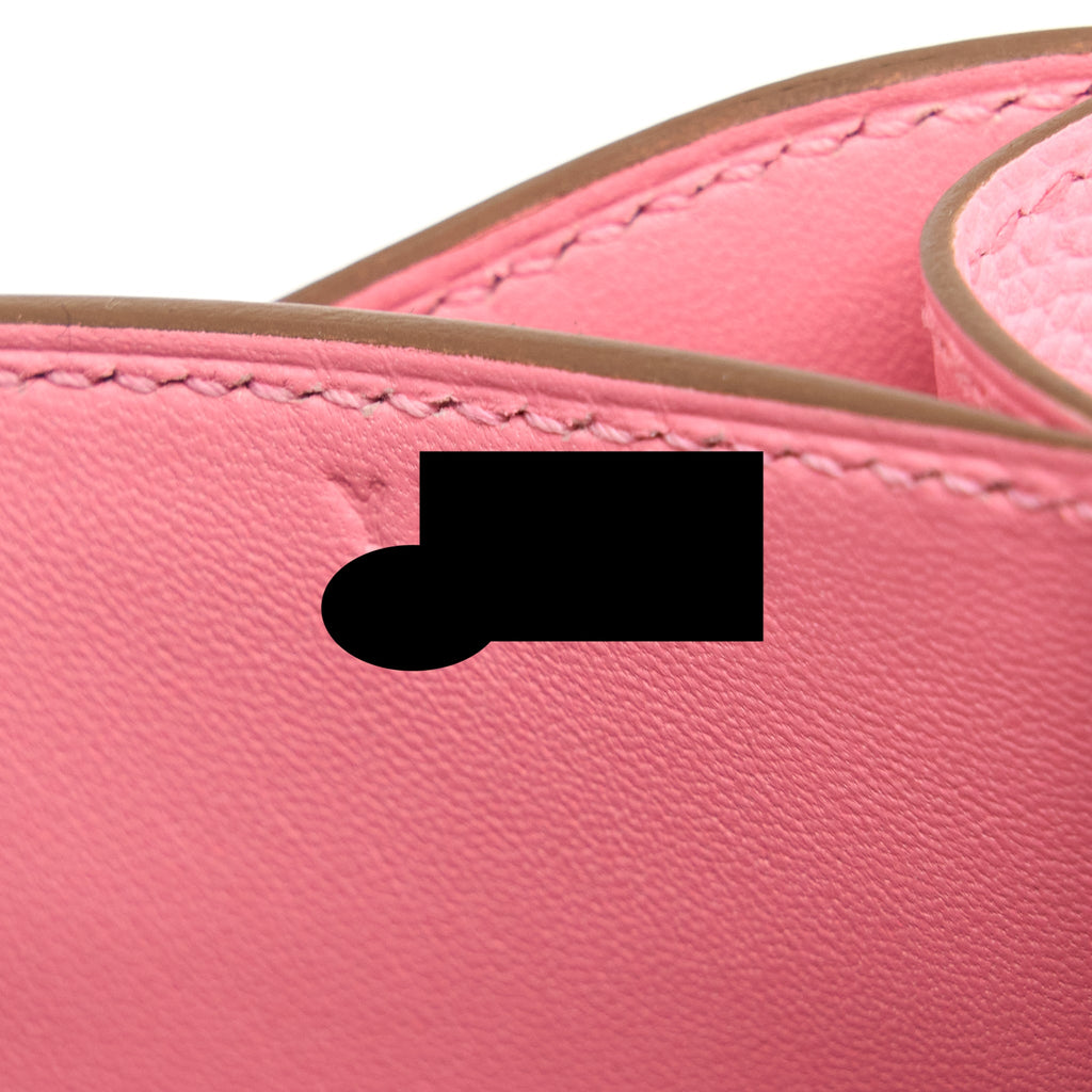 HERMES MINI CONSTANCE EPSOM 1Q ROSE CONFETTI SHW