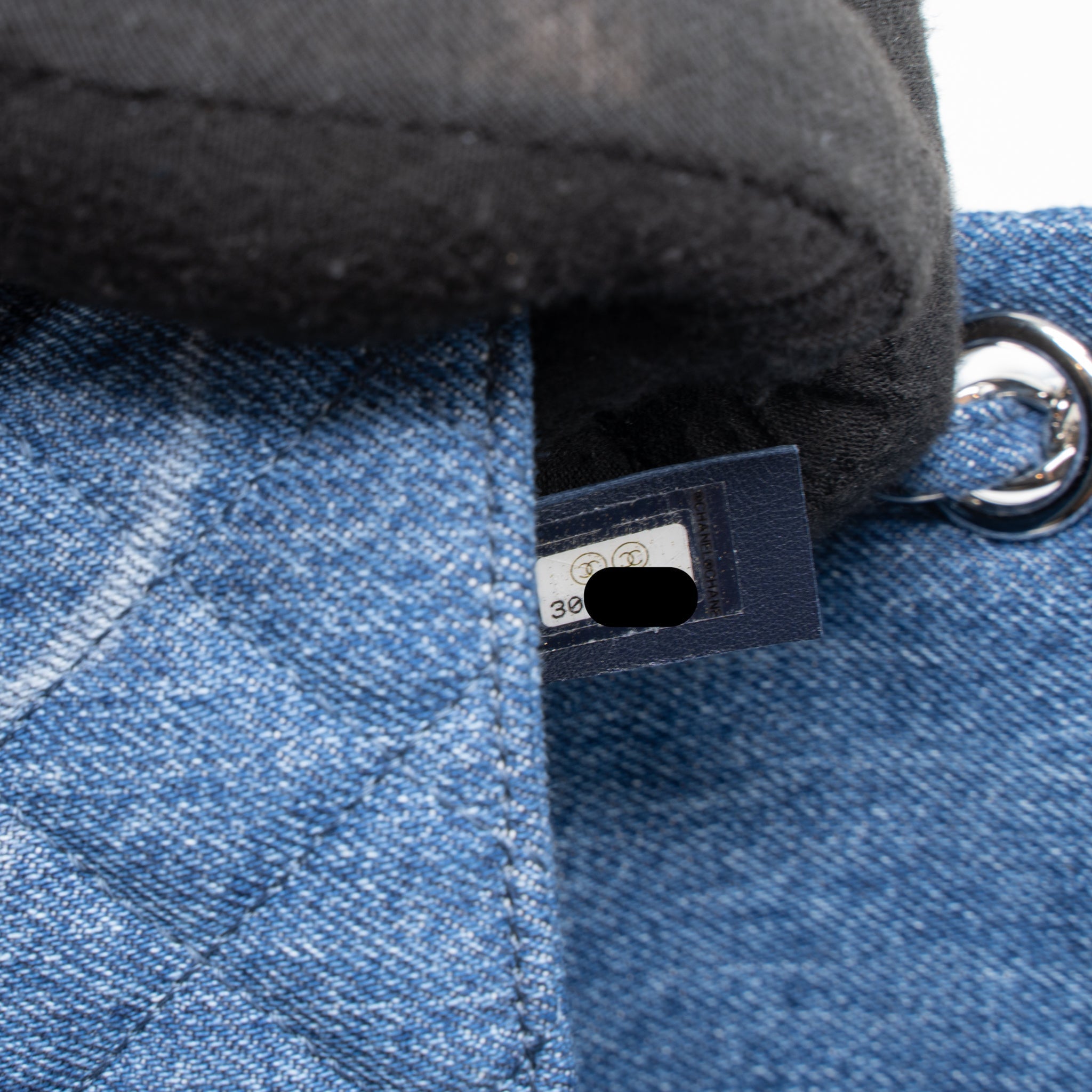 CHANEL MINI SQUARE FLAP BAG DENIM SHW