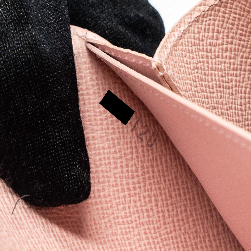 LOUIS VUITTON TWIST CHAIN POUCH EPI ROSE BALLERINE SHW