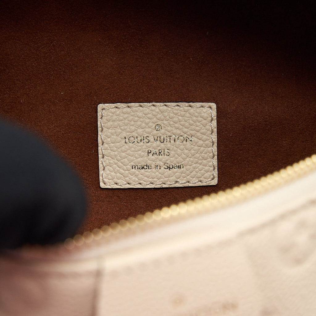 LOUIS VUITTON MONOGRAM EMPREINTE BUMBAG WHITE