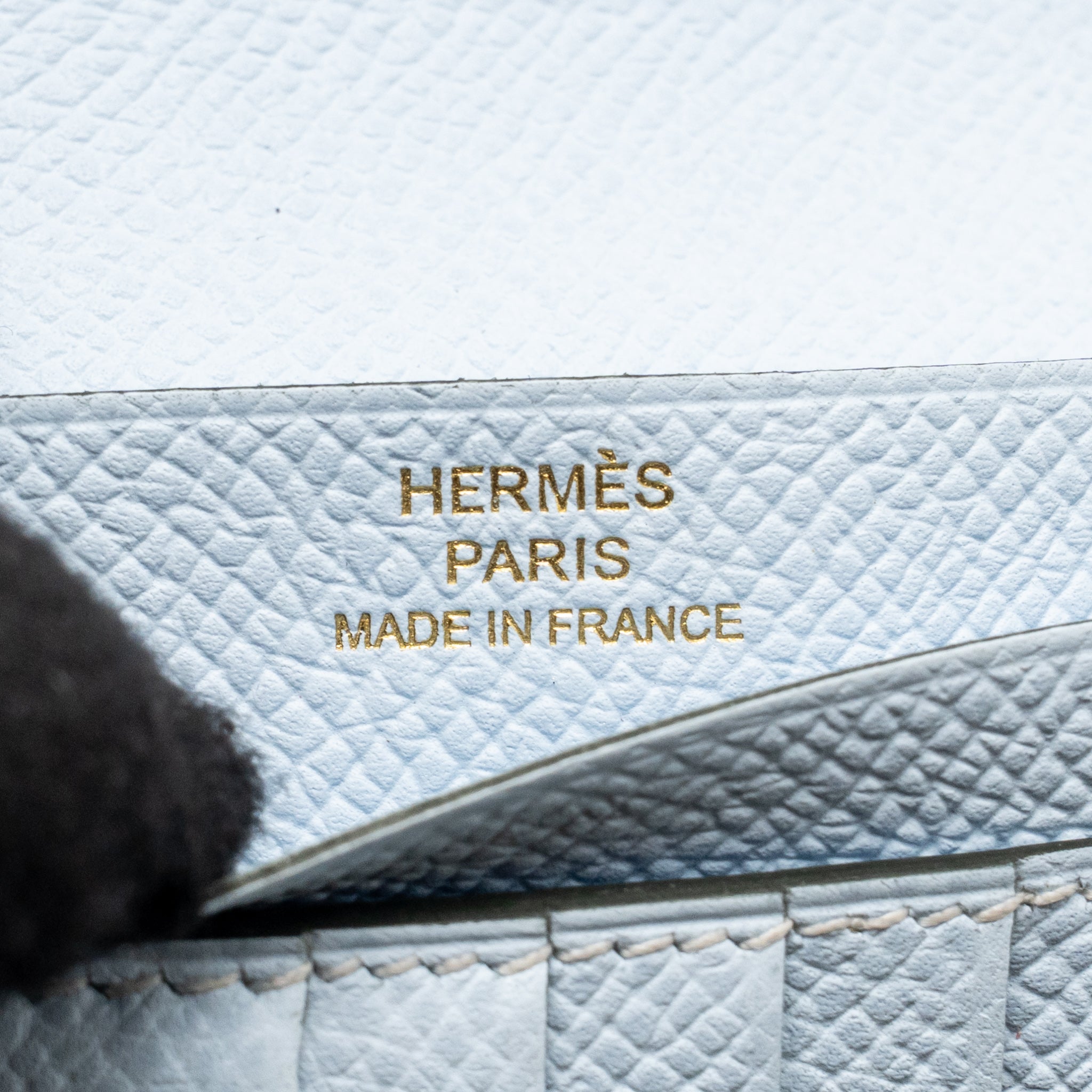 HERMES BEARN COMPACT VERSO WALLET EPSOM VERT CRIQUET/BLEU BRUME GHW