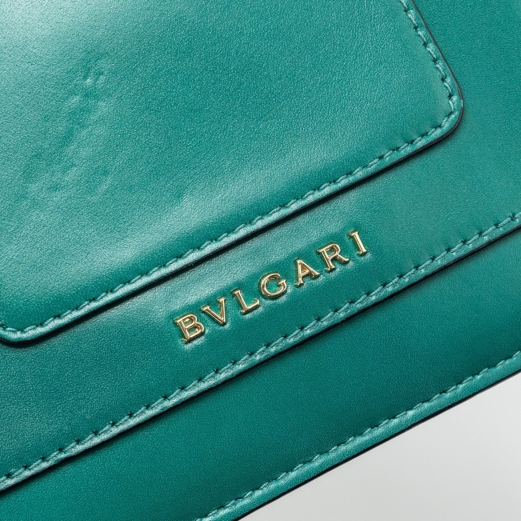 BVLGARI SERPENTI FOREVER CROSSBODY BAG CAFLSKIN GREEN GHW