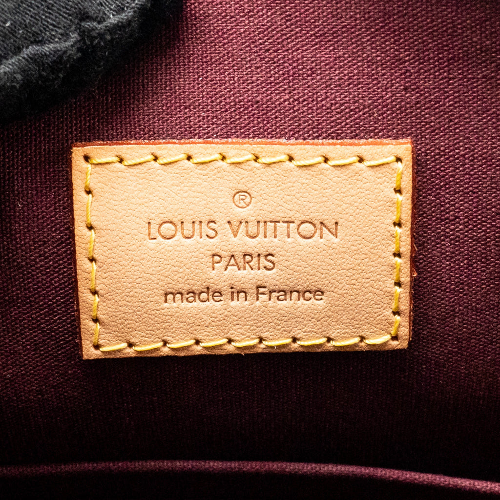 LOUIS VUITTON ALMA PM PATENT LEATHER AMARANTE GHW