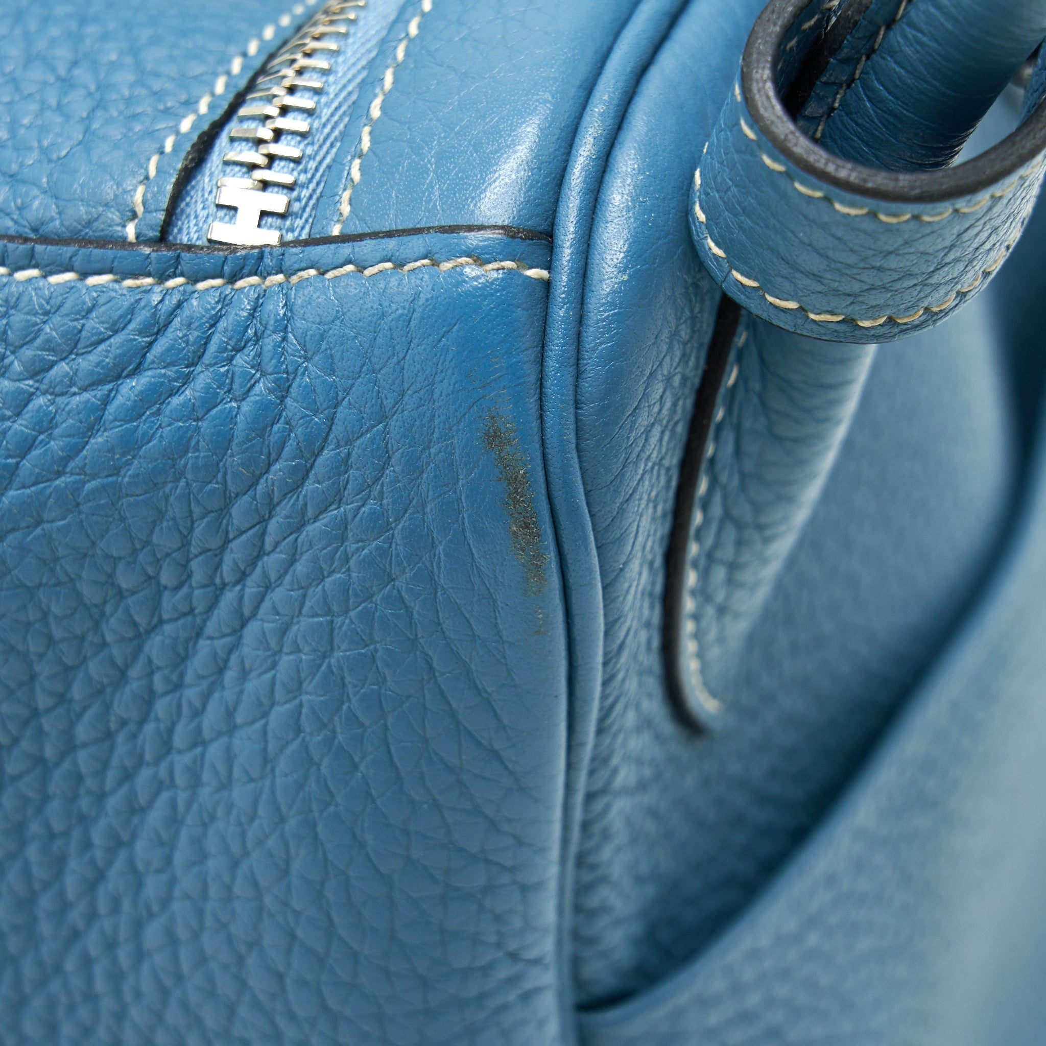 HERMES LINDY 34 BLUE JEAN SHW
