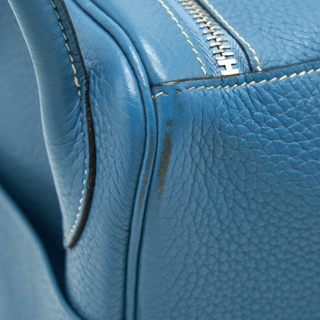 HERMES LINDY 34 BLUE JEAN SHW