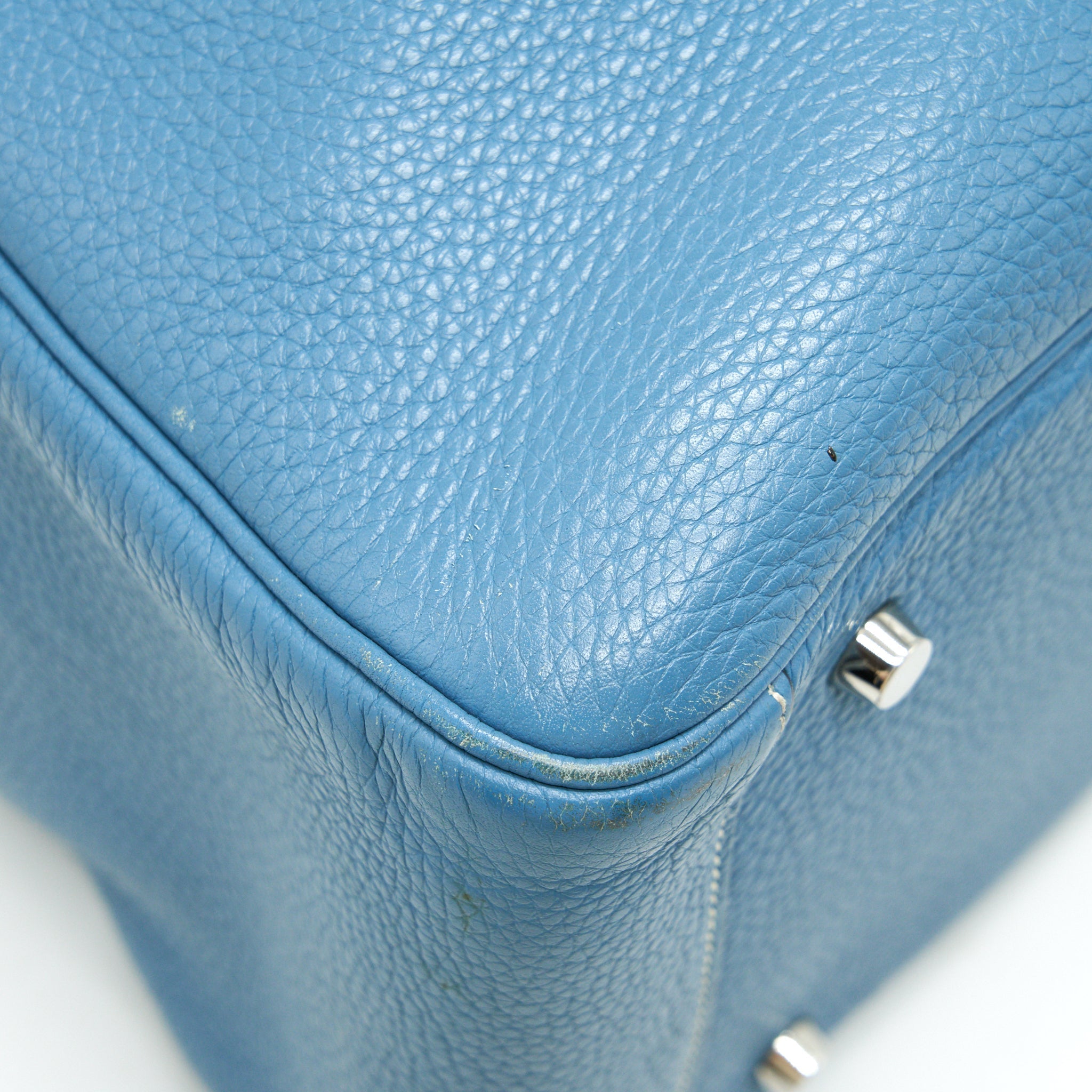 HERMES LINDY 34 BLUE JEAN SHW