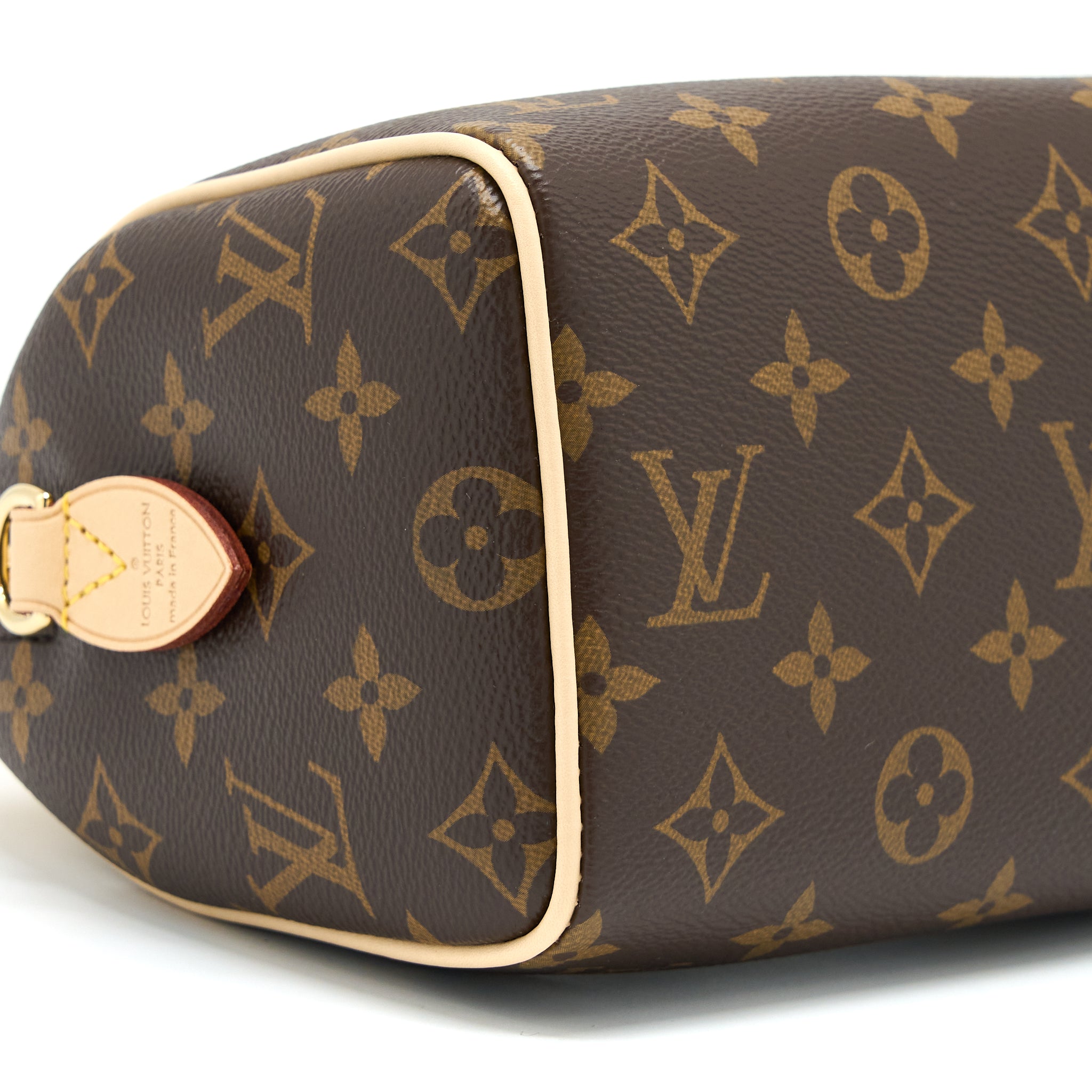 LOUIS VUITTON SPEEDY BANDOULIERE 20 MONOGRAM CANVAS WITH FUCHSIA STRAP GHW