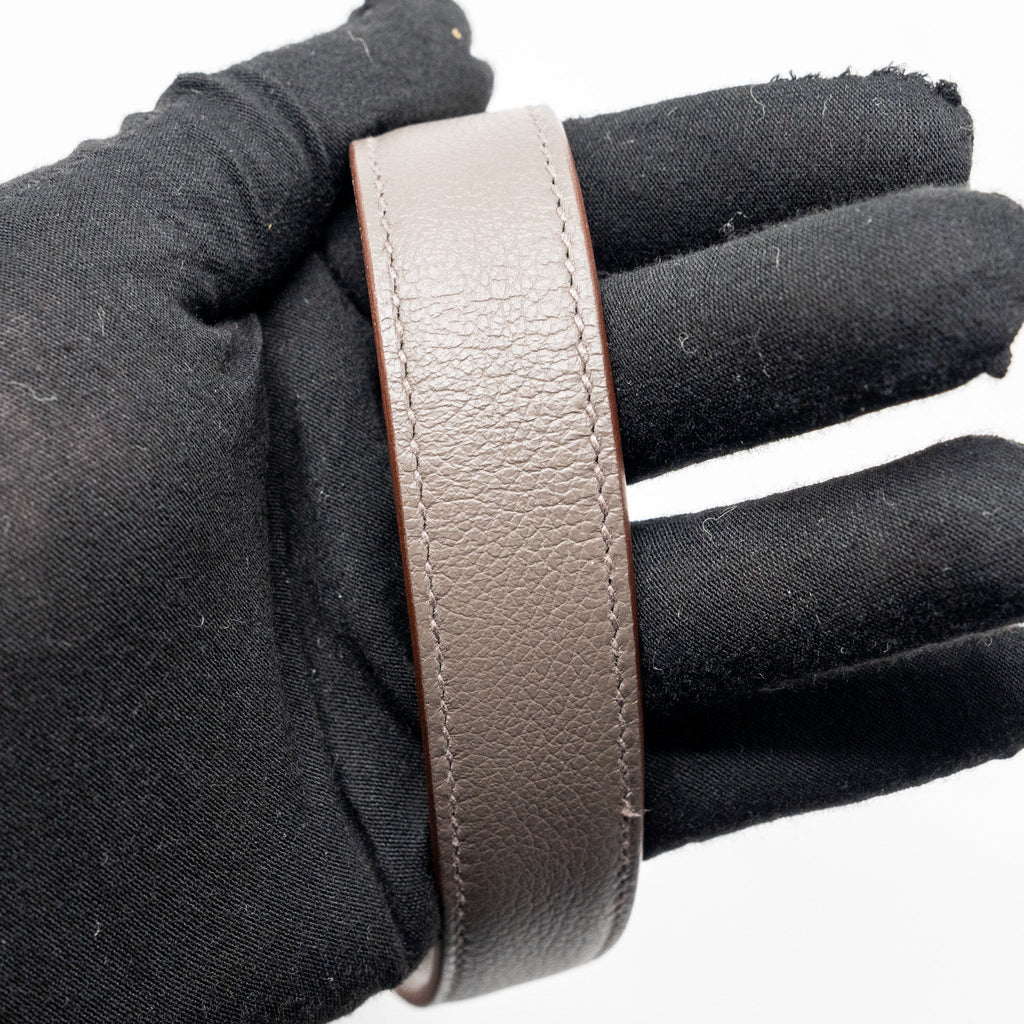 HERMES POCHETTE KELLY DEPECHES 25 EVERCOLOR 8F GRIS ETAIN SHW