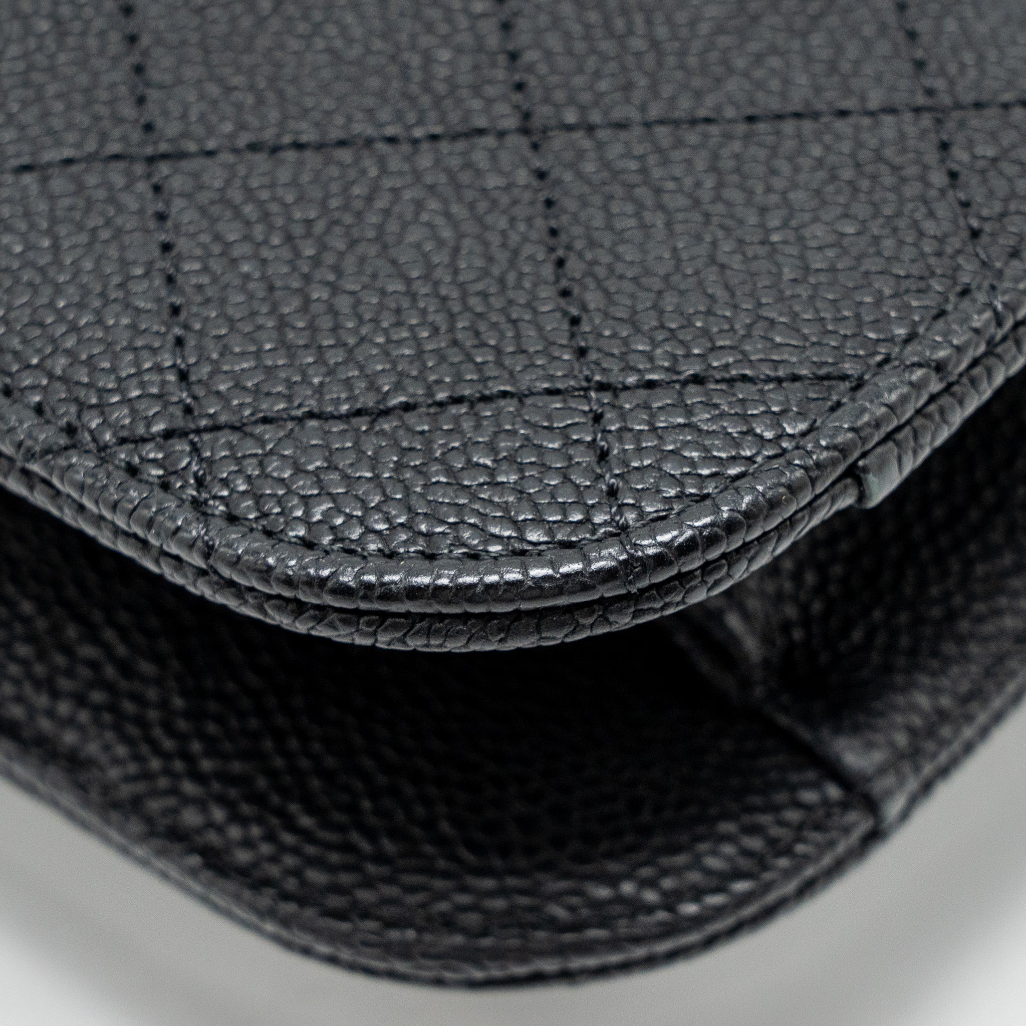 CHANEL PARIS-CUBA THREAD AROUND FLAP BAG WITH CHAIN CAVIAR BLACK LGHW