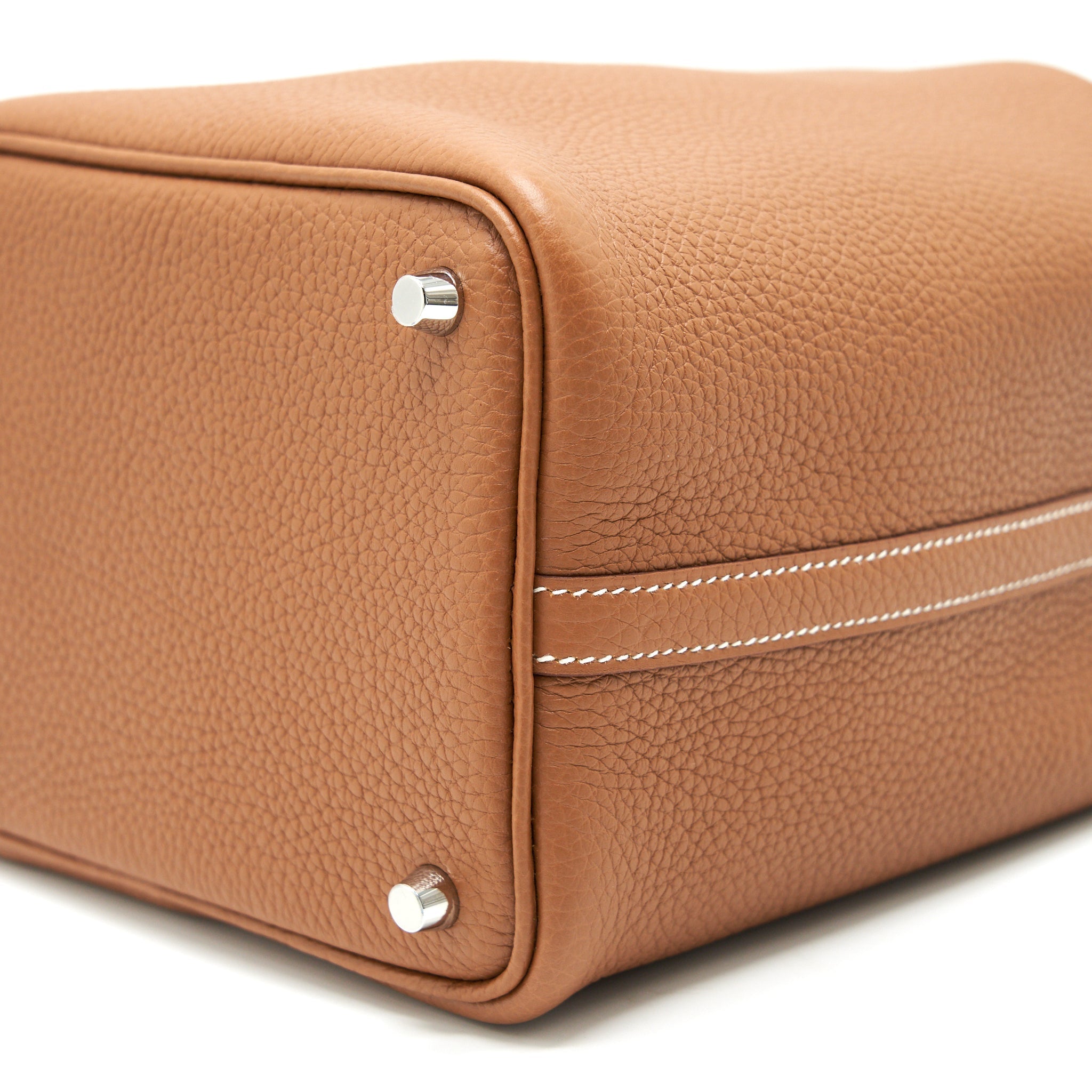 HERMES PICOTIN 18 LOCK BAG GOLD WITH SHW