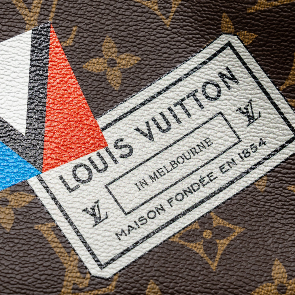 LOUIS VUITTON SPEEDY BANDOULIERE 30 MY LV WORLD TOUR MONOGRAM CANVAS GHW