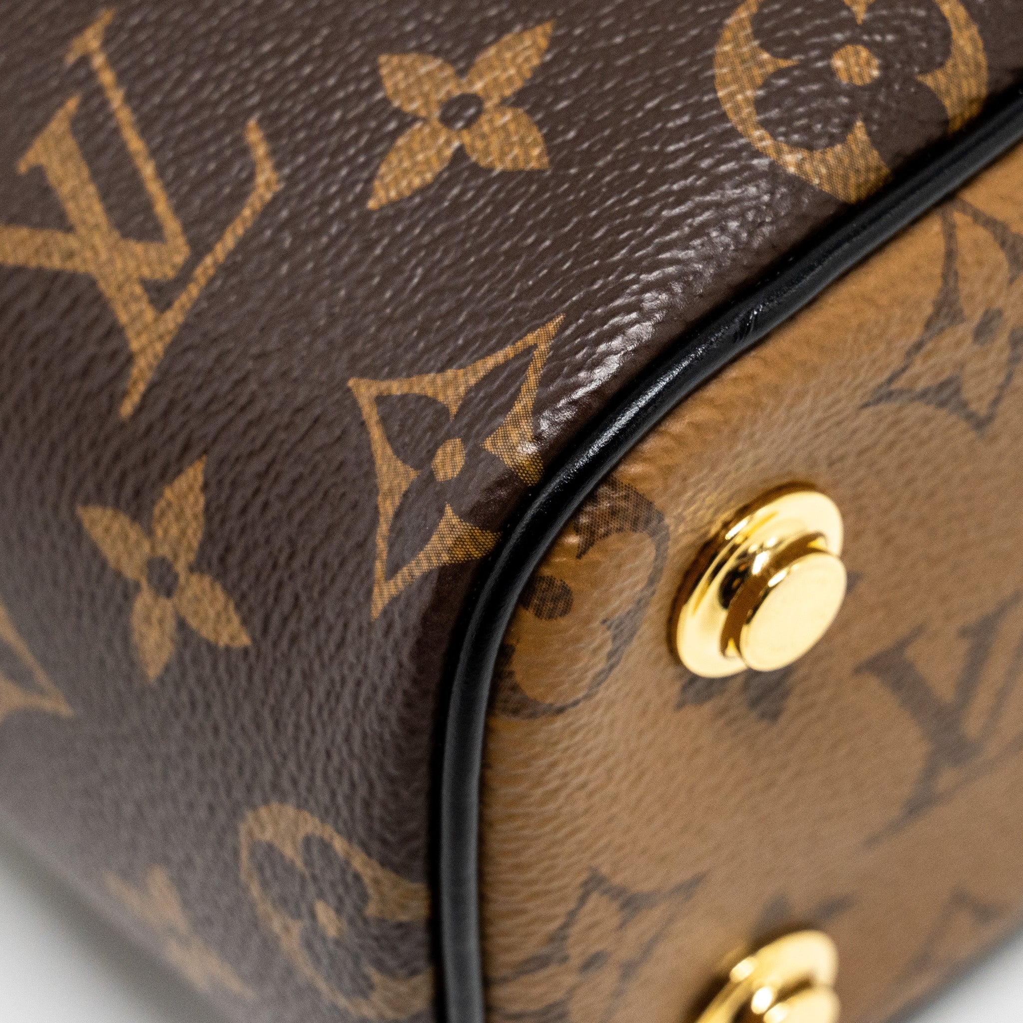 LOUIS VUITTON VANITY CASE PM MONOGRAM REVERSE CANVAS GHW