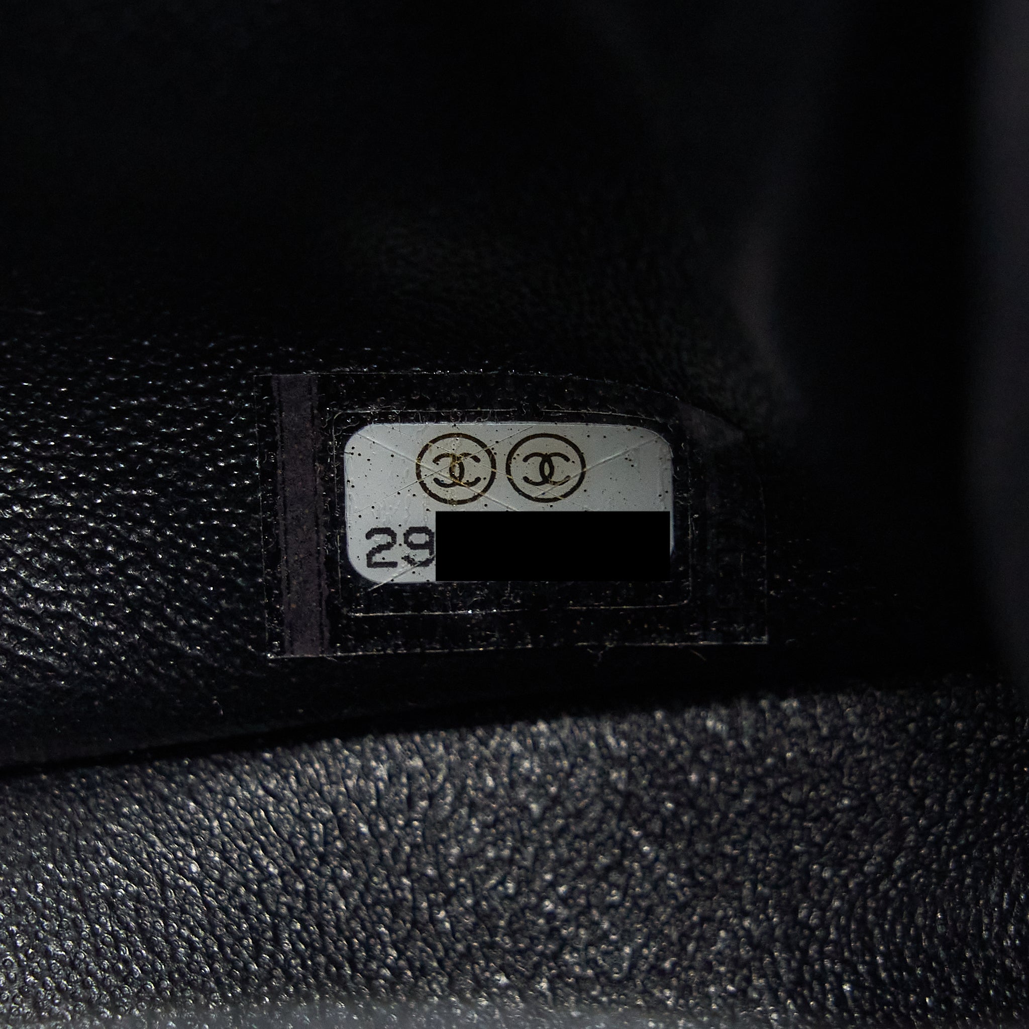 CHANEL MINI SQUARE FLAP BAG LAMBSKIN BLACK LGHW