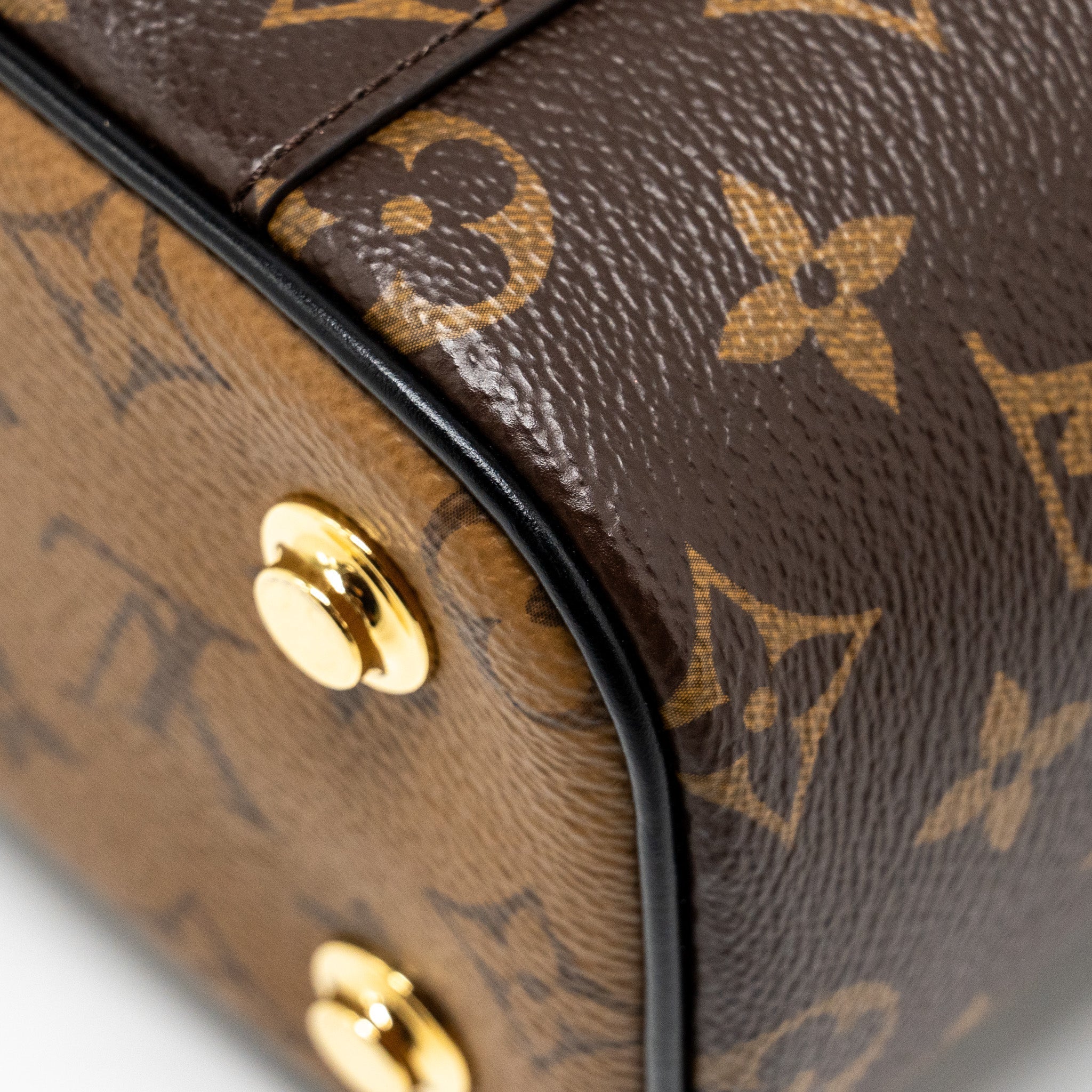 LOUIS VUITTON VANITY CASE PM MONOGRAM REVERSE CANVAS GHW