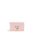 LOUIS VUITTON TWIST WALLET ON CHAIN EPI PINK SHW