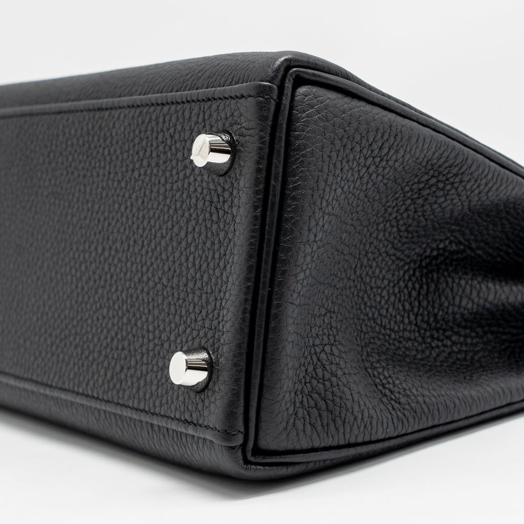 HERMES KELLY 25 TOGO BLACK SHW