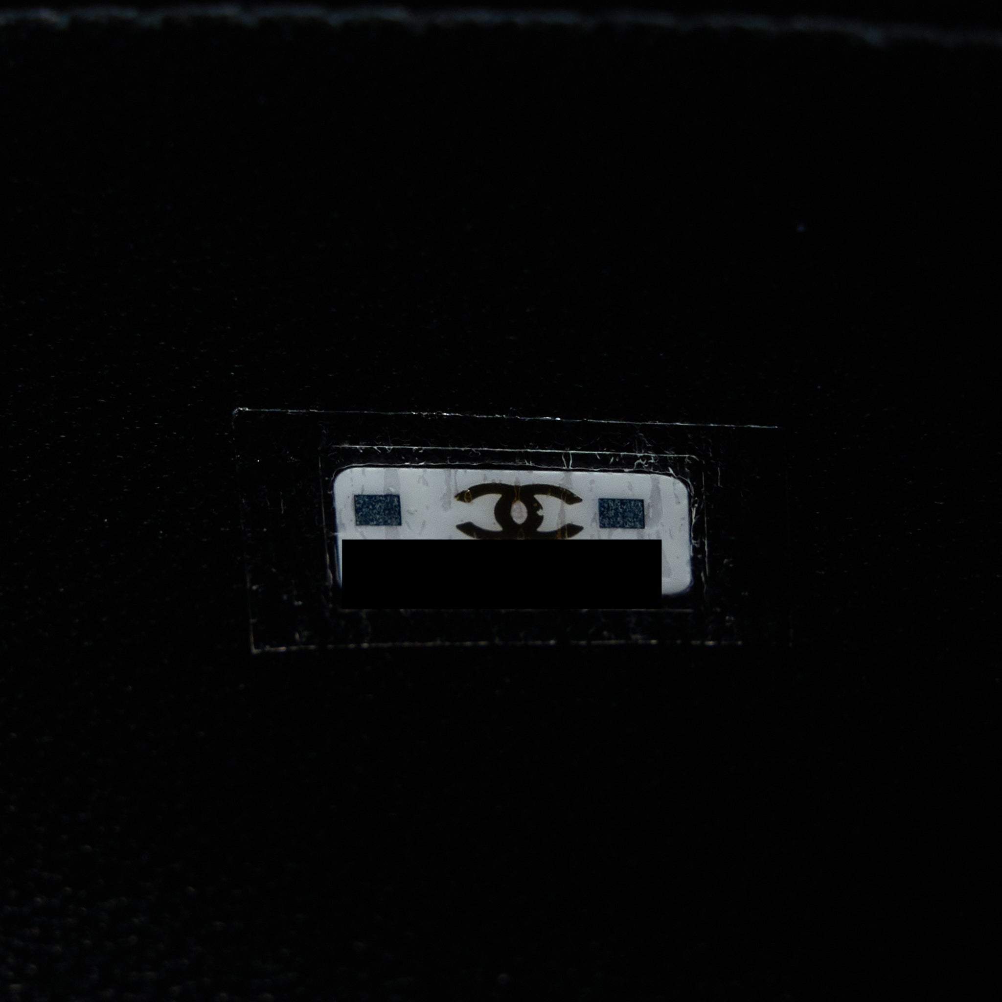 CHANEL 22B FLAP BAG WITH ENAMEL TOP HANDLE LAMBSKIN BLACK GHW