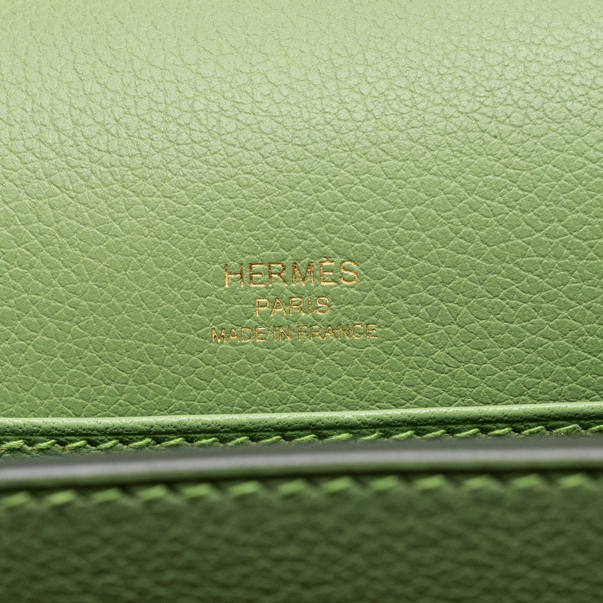 HERMES MINI ROULIS EVERCOLOR VERT CRIQUIT LGHW