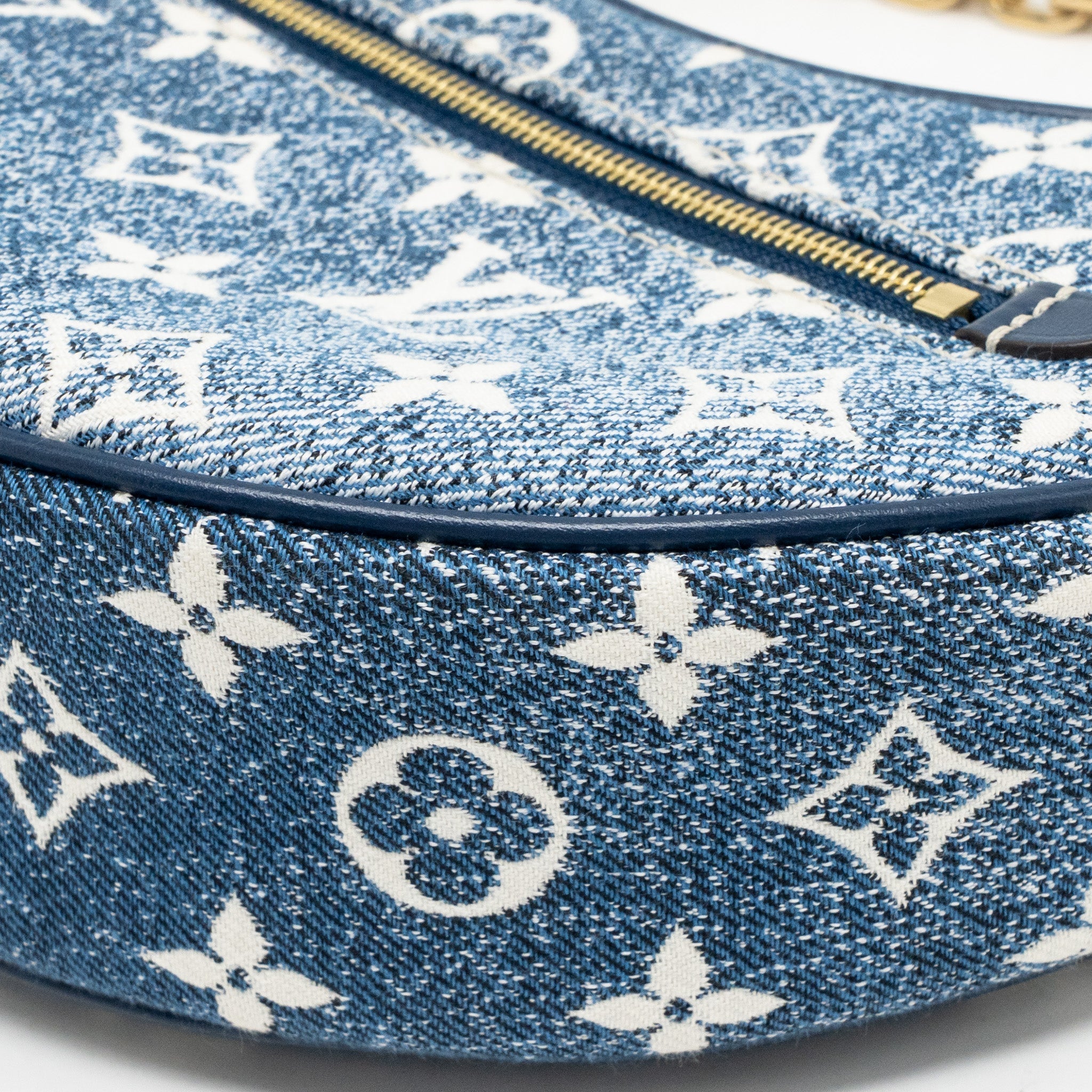 LOUIS VUITTON LOOP BAG DENIM BLUE GHW