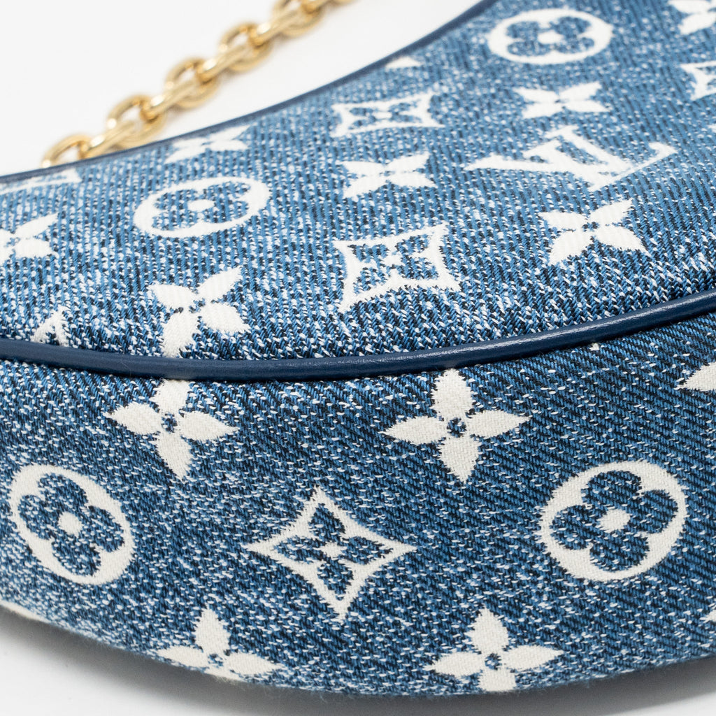 LOUIS VUITTON LOOP BAG DENIM BLUE GHW
