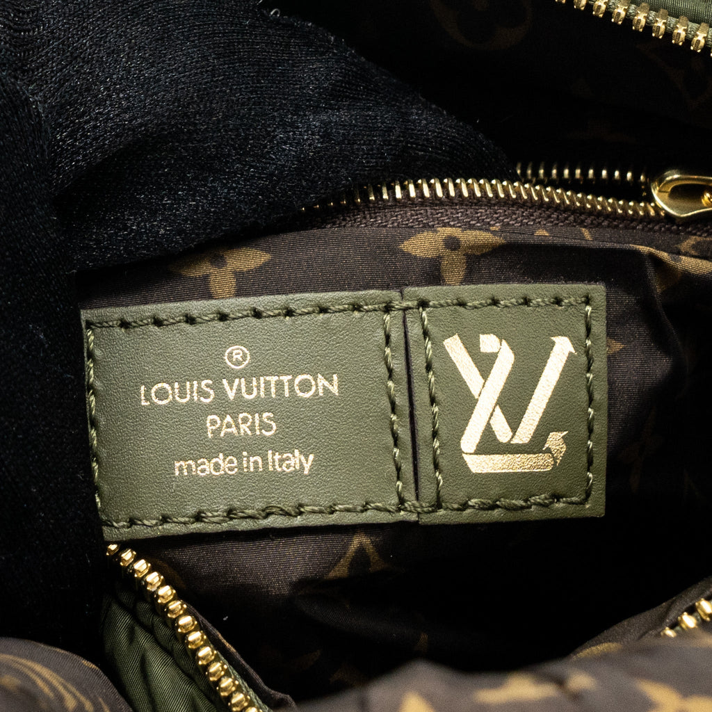 LOUIS VUITTON PILLOW SPEEDY 25 NYLON KHAKI GREEN/ MULTICOLOUR GHW (NEW VERSION)
