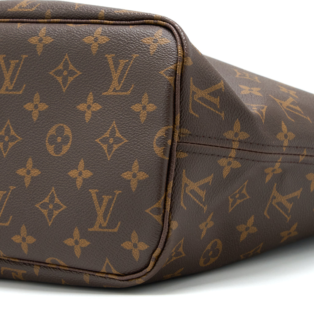 LOUIS VUITTON NEVERFULL MM MONOGRAM CANVAS GHW