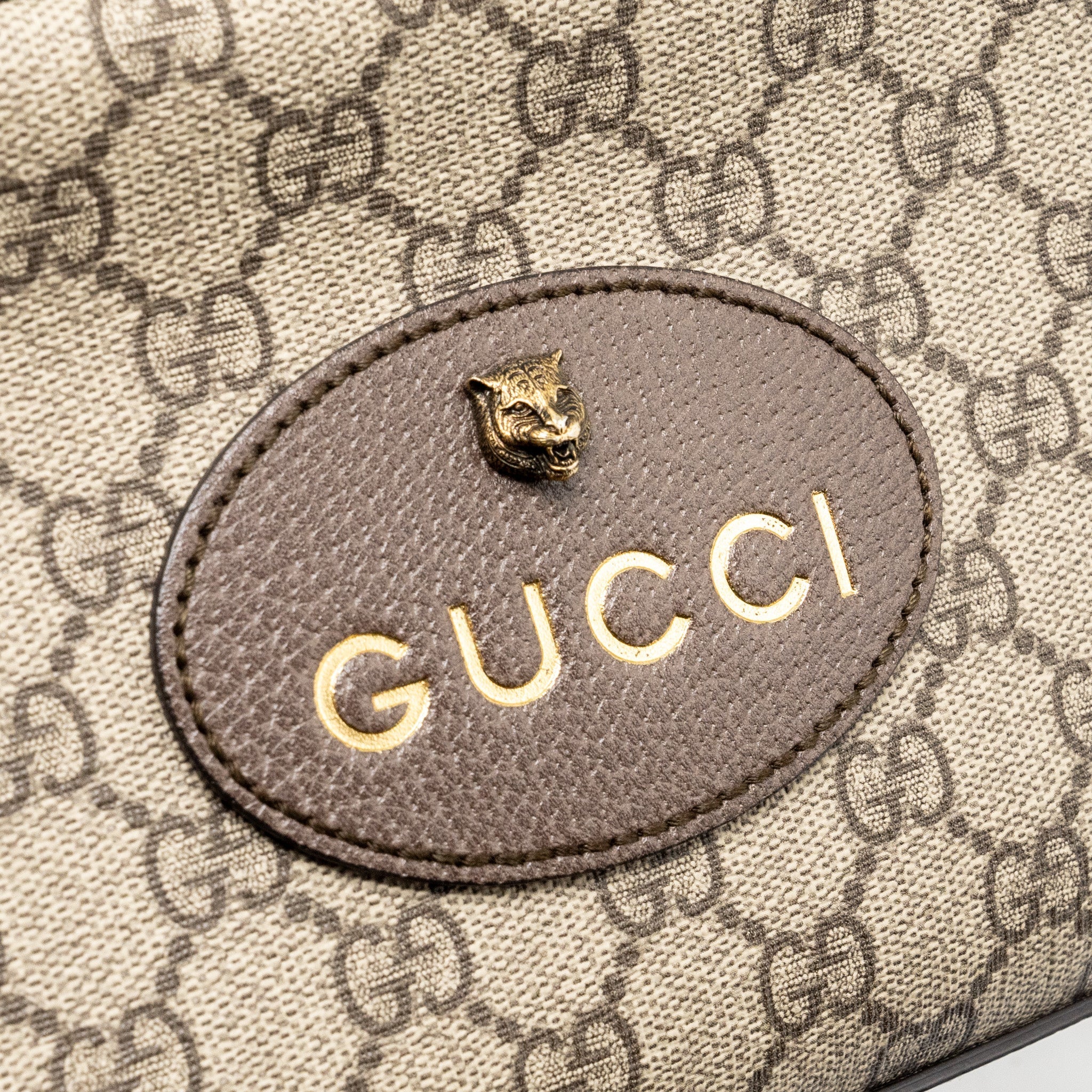 GUCCI CAMERA BAG GG SUPREME CANVAS/LEATHER BROWN/MULTICOLOUR GHW