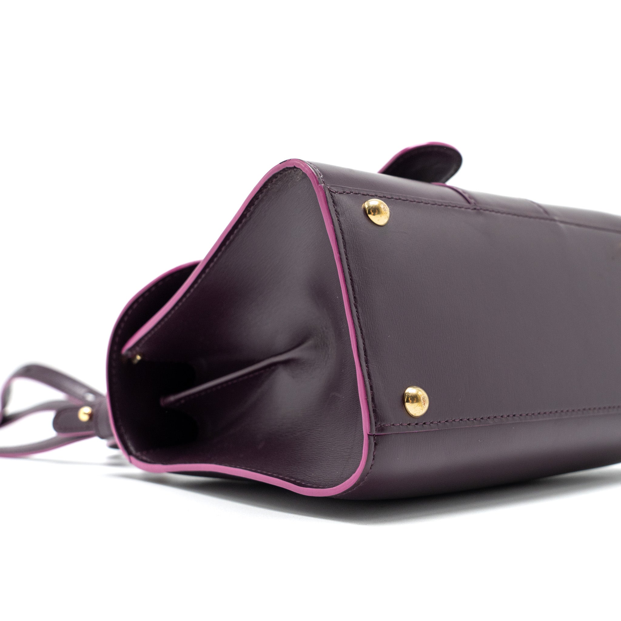 DELVAUX MINI BRILLIANT BOX CALFSKIN PURPLE GHW