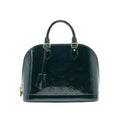 LOUIS VUITTON ALMA PM IN PATENT FORREST GREEN