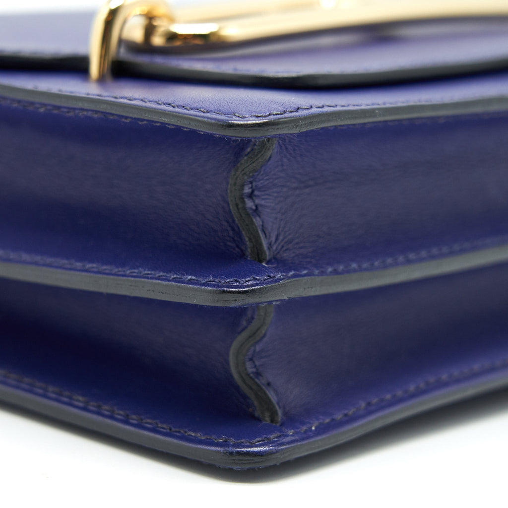 HERMES MINI ROULIS M3 BLUE ENCRE VEAU ALLEGRO