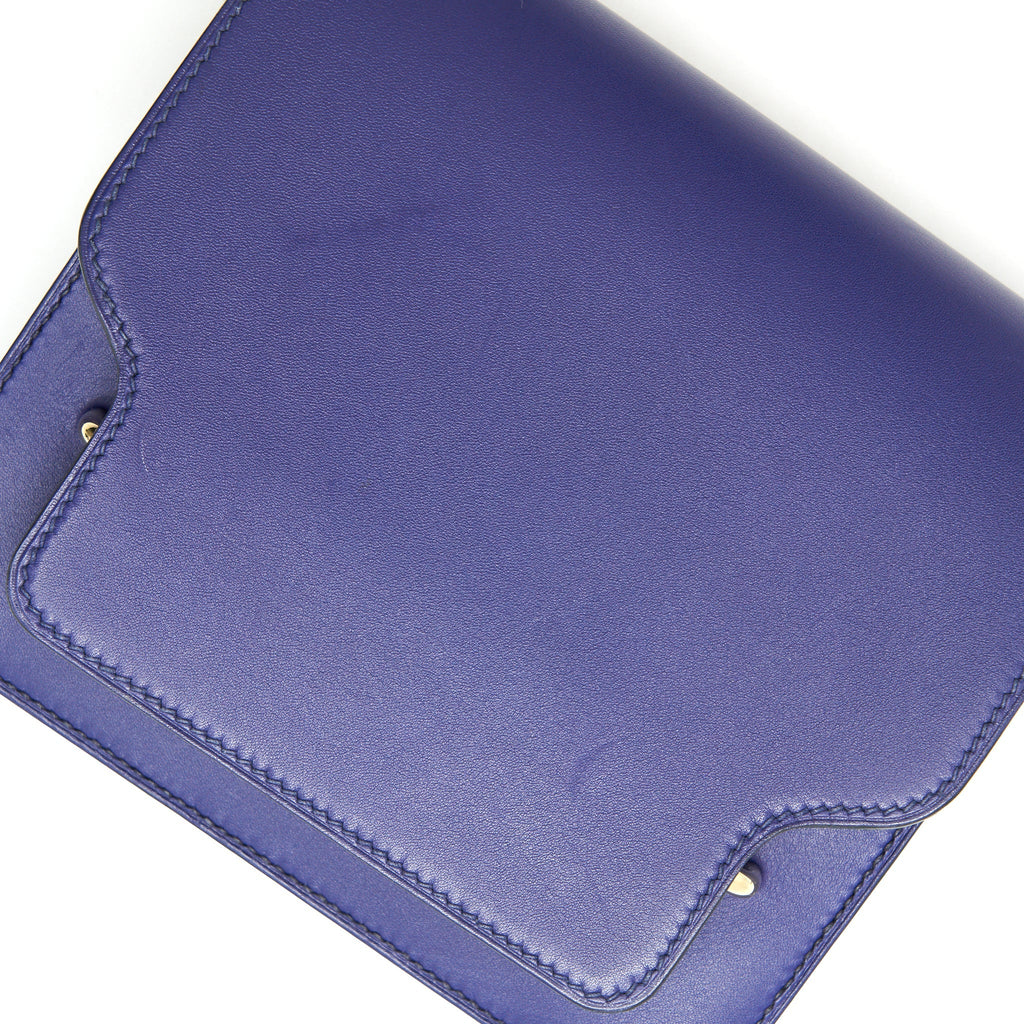 HERMES MINI ROULIS M3 BLUE ENCRE VEAU ALLEGRO